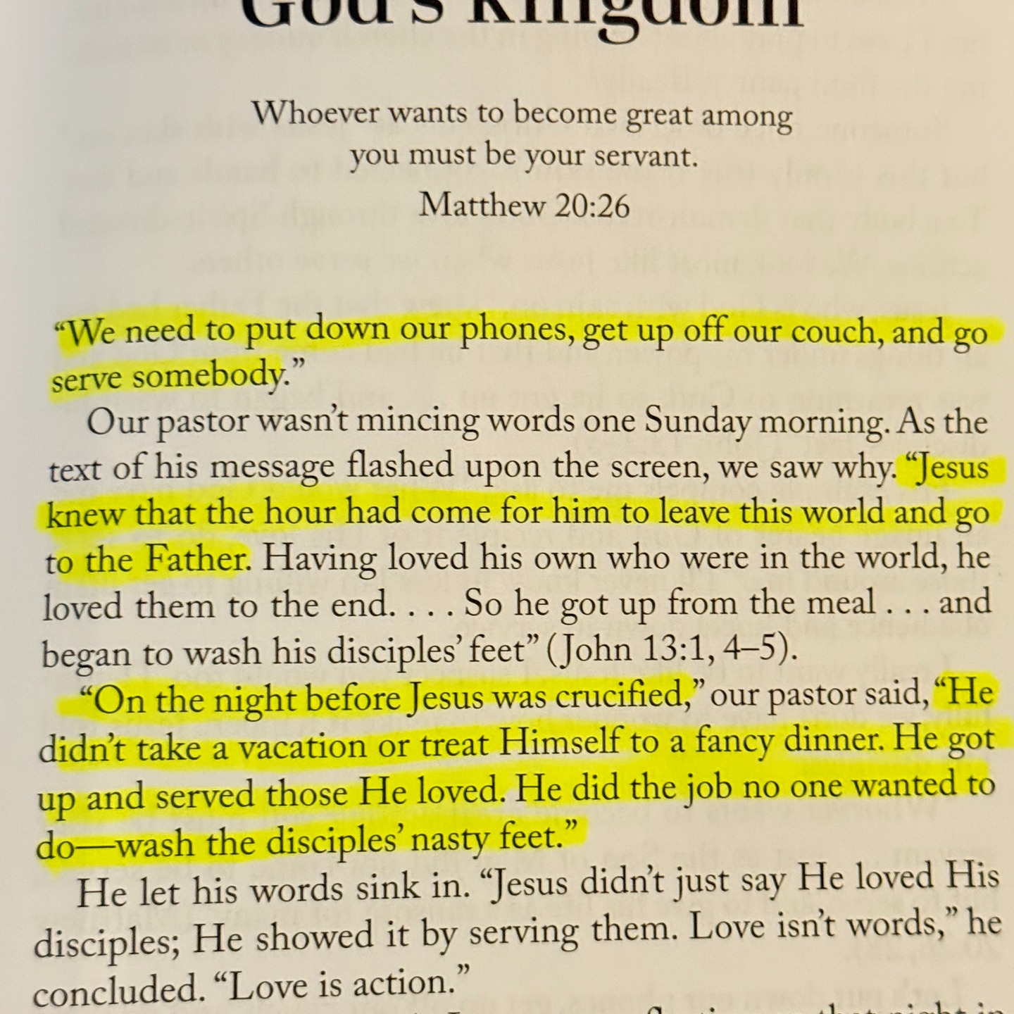 God’s timing amazes me.
Today I opened this devotional to read a “random” message. But it wasn’t random. The devotion is based on Jesus’s last act of service on the evening before He was crucified.
Today, on Maundy Thursday, I stumble on a powerful, convicting message that I needed.
The book - Lord, I Believe - by Lori Hatcher is not a Holy Week devotional. It’s for anytime you need affirmation of who God is and who He says you are.
#MaundyThursday #LoriHatcher #Devotion #christianwoman #Christianwriters #HolyWeek
Nothing that happens with God is random.