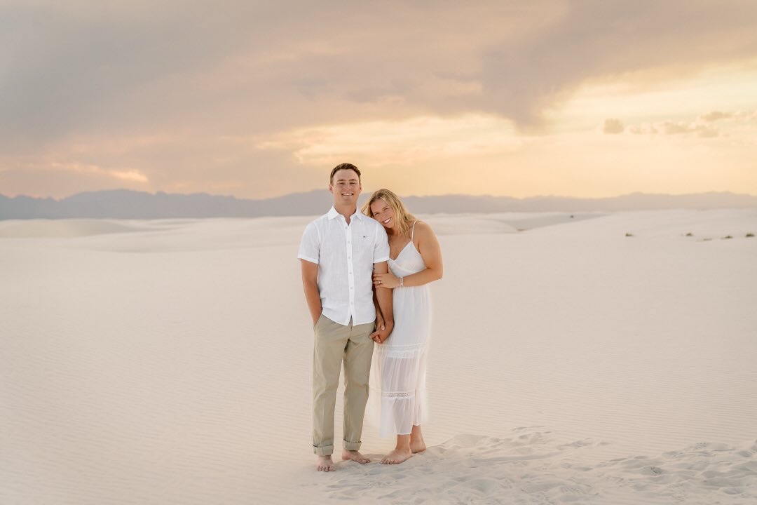 It is the big day for Julianne and Ethan! We are so honored to be a part of their special day at the beautiful @theallenfarmhaus and we cannot wait to celebrate Mr & Mrs. Miles!! Their love for one another is undeniable and we are so excited to see them tie the knot today! Here’s to miles and miles together! 🥂😆 Follow along today to see how they are celebrating their road to love!! 🥂✨🤍