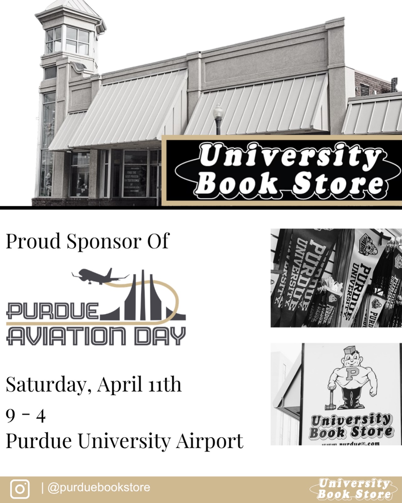 We would like to take a moment to thank our Campus Tabling Partner and Sponsor, University Bookstore. UBS has supplied Purdue’s community with textbooks, office supplies, apparel, gifts, and more since 1939! Stop by their main location at 360 W State St to check out all the University Bookstore has to offer. Their generous sponsorship aids in making PAD an unforgettable event!