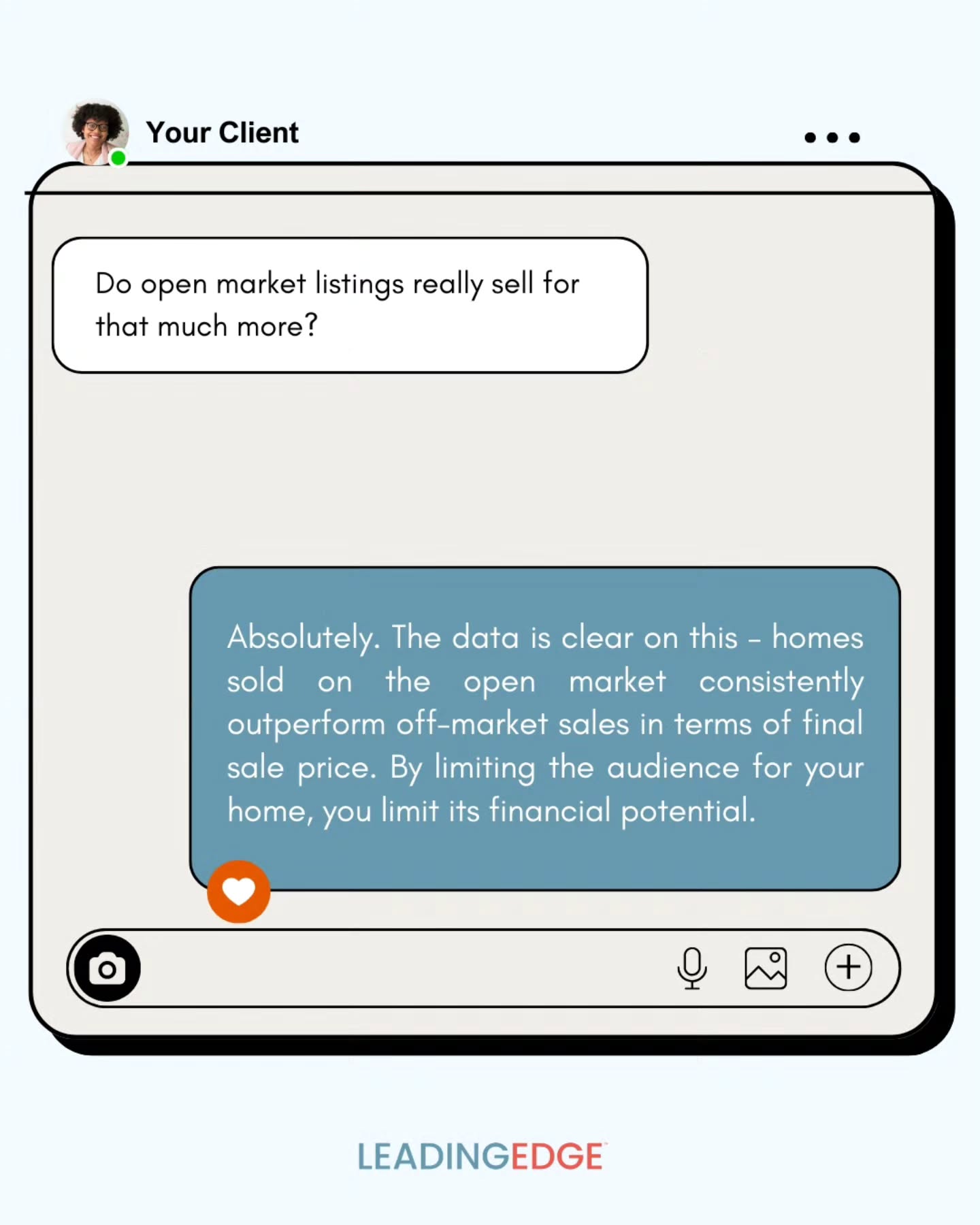 Our strategy at Leading Edge is about tapping into the full market to find the right buyer who's willing to pay the right price. It's not just about selling; it's about selling smart. đĄ #LeadingEdge #SmartSelling #firsttimehomebuyer