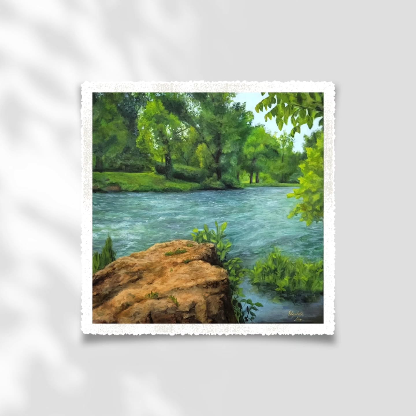 Happy Spring Equinox! 🌷✨️
Prints of the Spring River, at Mammoth Spring, are available at elizabethsloas.com
#spring #oilpainting #landscapeart #originalart #artprintsforsale