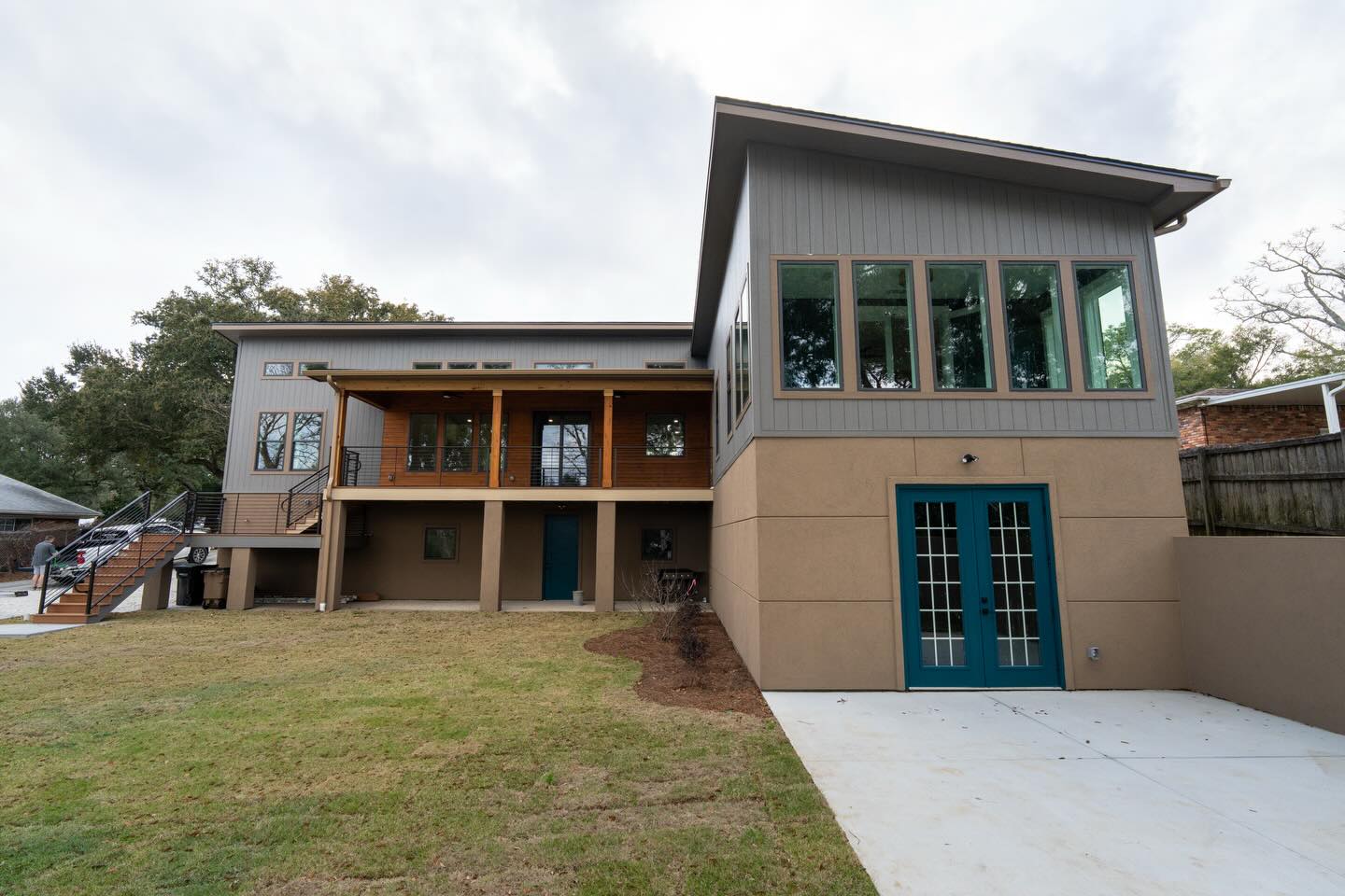 Peacock Dr
🏠From start to finish, this project has been very special to our team. We’ve worked with Mike at @cabinets_direct_pensacola for many years, and it was a privilege to rebuild his and Delana’s home after all they endured from a devastating fire. Between the deep color and the amazing cabinetry, we love the end result of this build. Scroll through these photos to see their unique and detailed vision come to life!
📸 @nathancrosslandphotography
Details:
• 4900 SF
• 3 Bedrooms, 2.5 Bathrooms, Office, Basement
• Single Car Garage
• 500 SF Game Room
• Sunroom overlooking Escambia Bay
• Cedar-wrapped Porches
• Custom Cabinetry
• Walk-in Safe Room
#fyp #home #florida
