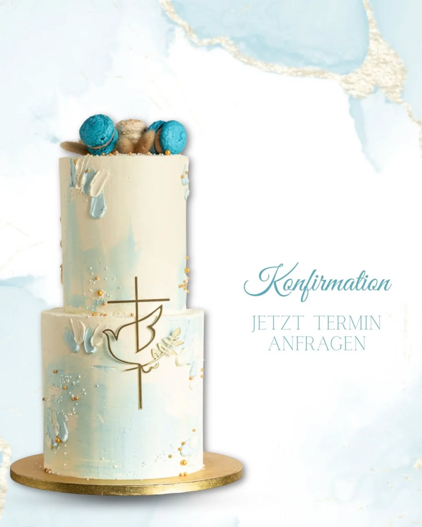 ✨ Konfirmation 2026 ✨
Langsam rücken die Konfirmationstermine näher.
Zeit, sich jetzt den Wunschtermin zu sichern.
Fragt euren Termin gerne an – wir planen eure Torte passend zu eurem Anlass.
📩 www.itisacake.de
oder per DM & WhatsApp
Eure Julia 💛