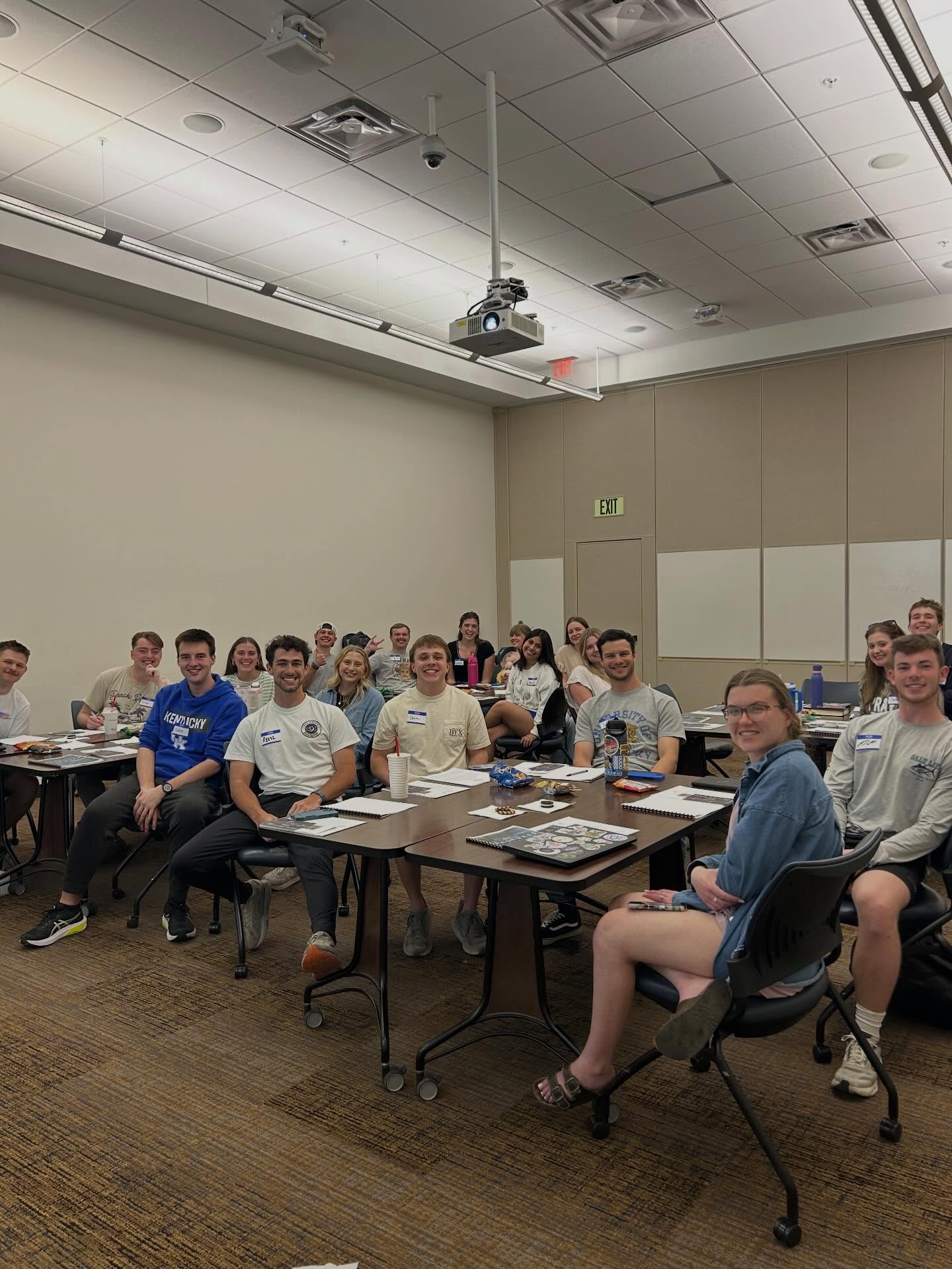 We are getting ready for you freshman!! First all staff meeting was a success!! Can’t wait to keep preparing for all God has in store this summer!! Registration is still open and available!! Sign up and come see what the Lord has in store for you!!!