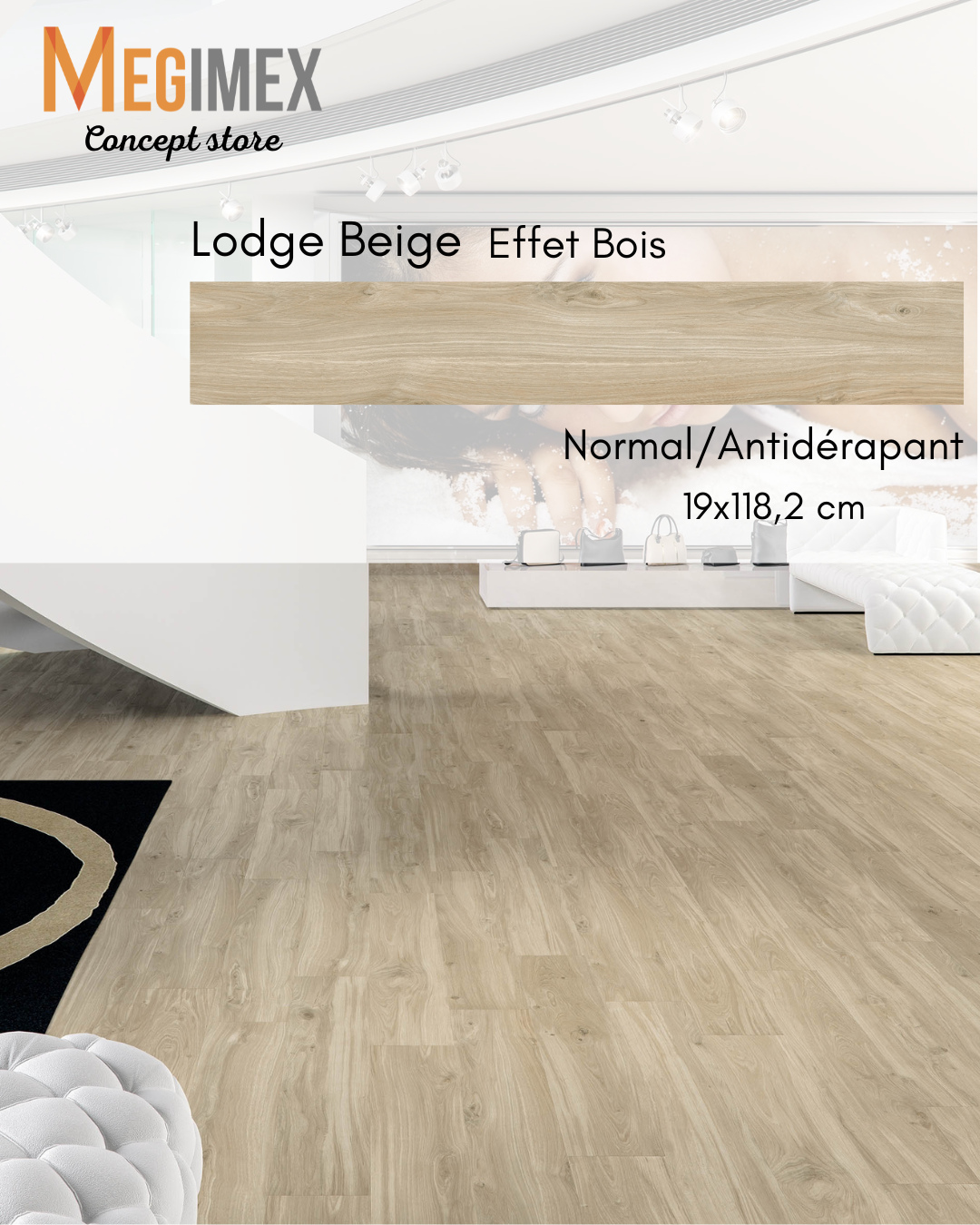 Chaleur naturelle & esprit authentique
Le carrelage Logde Beige en format 19x118,2 cm reproduit à la perfection le charme du bois.
Son coloris beige chaleureux, subtilement nuancé, évoque un bois naturel légèrement patiné, idéal pour créer une ambiance douce, accueillante et intemporelle.
Disponible en version normale et en finition antidérapante, il s’adapte aussi bien aux espaces intérieurs qu’aux zones extérieures ou pièces humides, tout en conservant son élégance.
Naturel. Confortable. Polyvalent.
#LogdeBeige#EffetBois #CarrelageImitationBois #DesignIntérieure #DecorationInterieure #AmbianceNaturelle#Carrelage#Guadeloupe