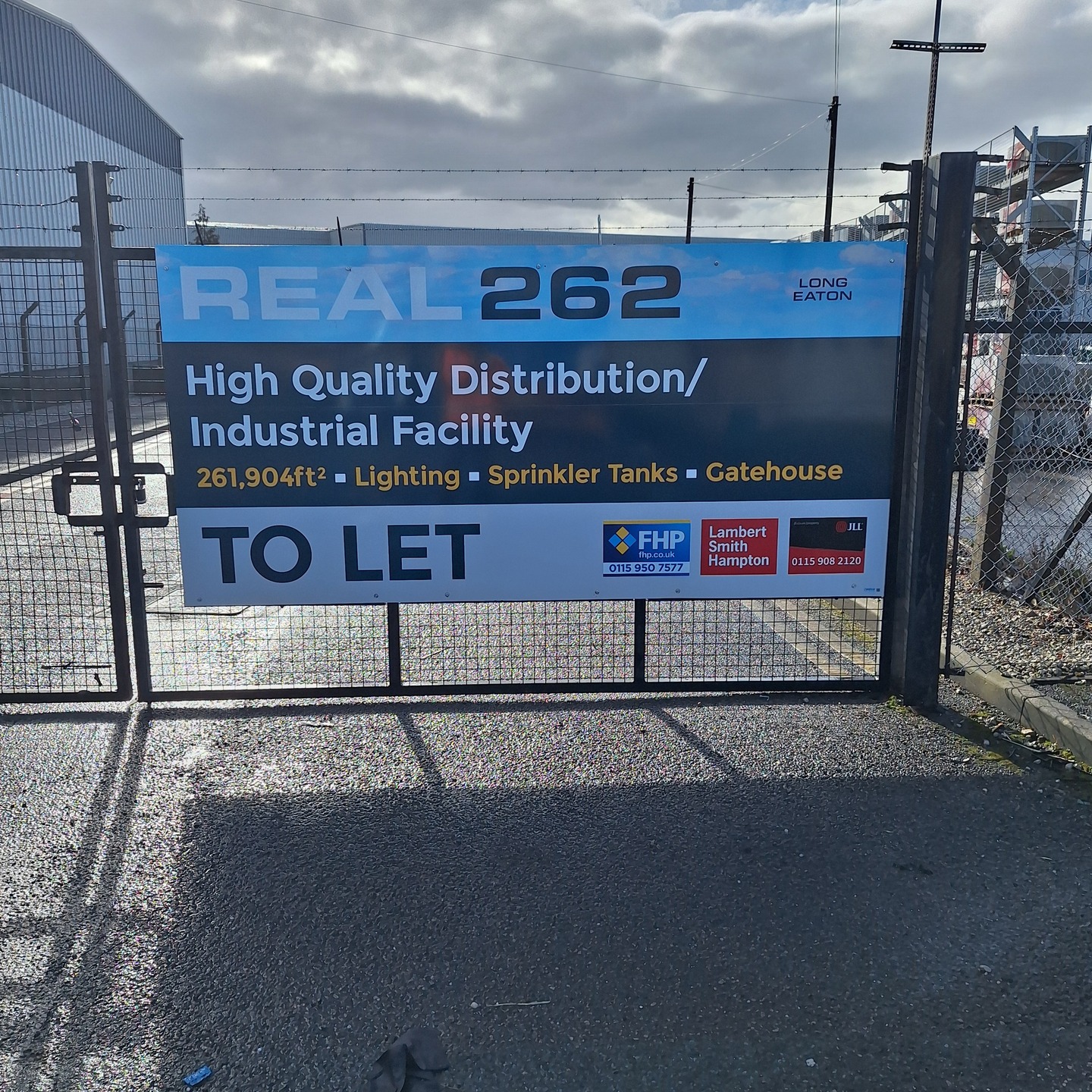 A new composite sign panel fitted for @fhp this morning in Nottingham