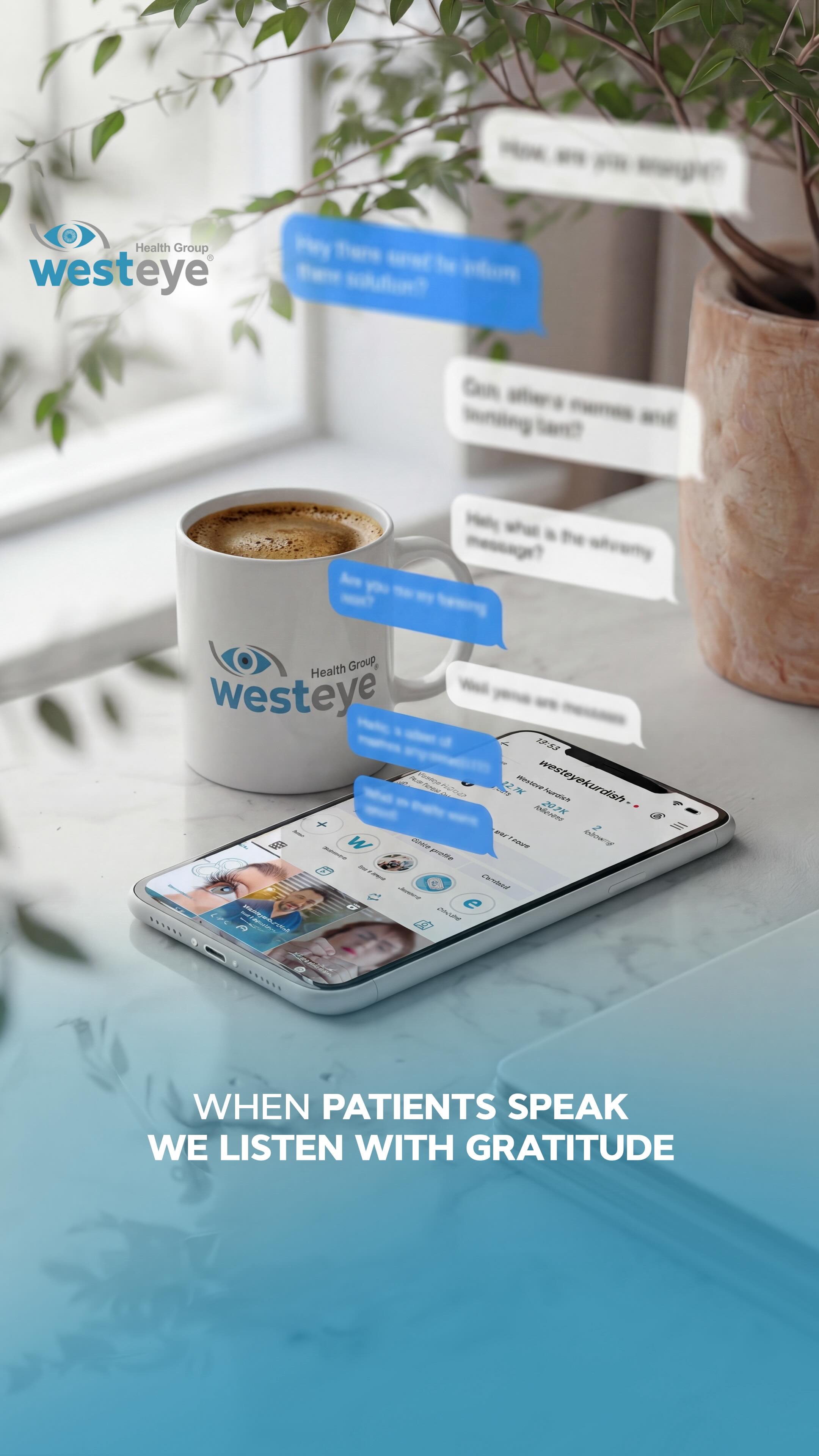 Trust isn’t claimed, it’s earned.
What our patients say matters the most
#westeyehospitals
