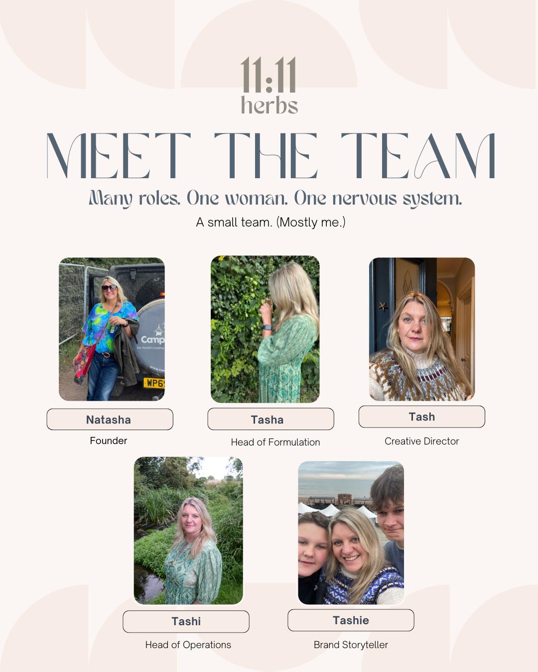 Meet the team 👀
Many roles. One woman. One nervous system.
A small team. (Mostly me.)
Formulating, creating, packing, posting…
and occasionally being accused of witchcraft.
#everydaymagic
#intentionalliving
#natureconnection
#modernherbalism
#seasonalliving #meetthemaker
#smallbusinessowner
#founderstory
#behindthebrand
#smallbrand
#slowbusiness