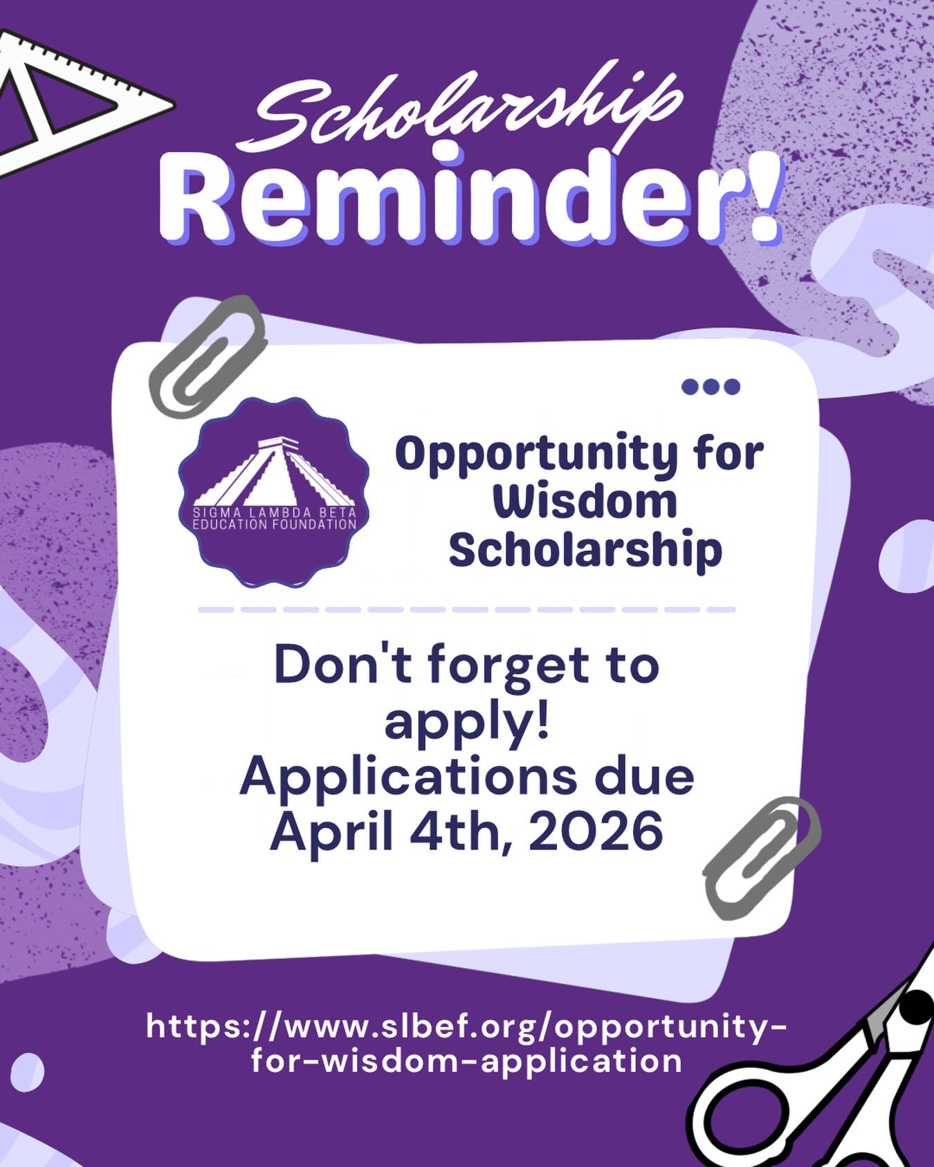 Brothers! Applications for the 2026 OfW scholarship are due in a week! Don’t forget to apply and enter for a chance to earn $1,000! Go to slbef.org/scholarships2025 for more information.
#FuelingTheLight #SLBEF #SLB1986 #BetaConXL