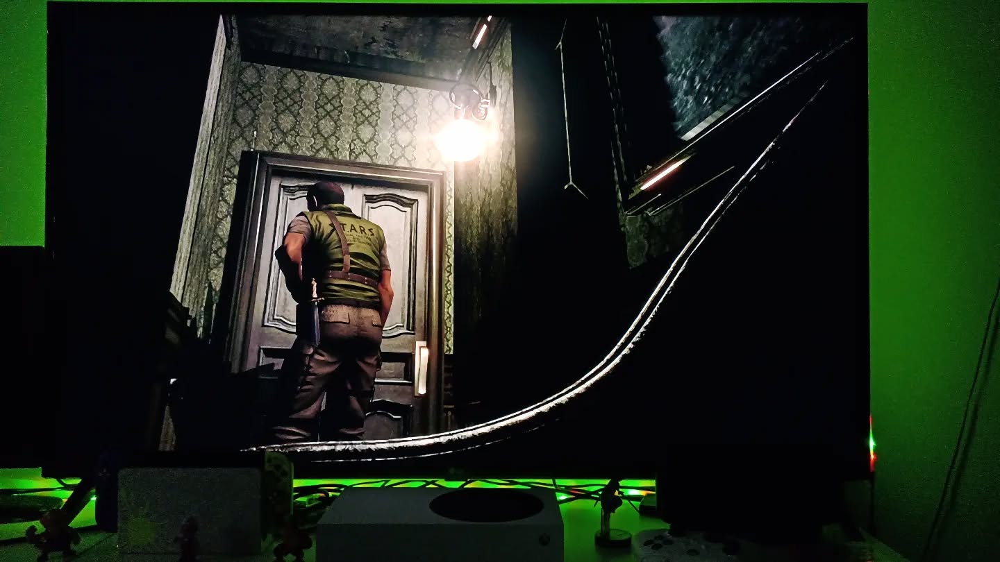 Resident Evil Remake é maravilhoso no Switch com uma TV 4K #residentevil #nintendoswitch #nintendoswitcholed #4k #tv4k