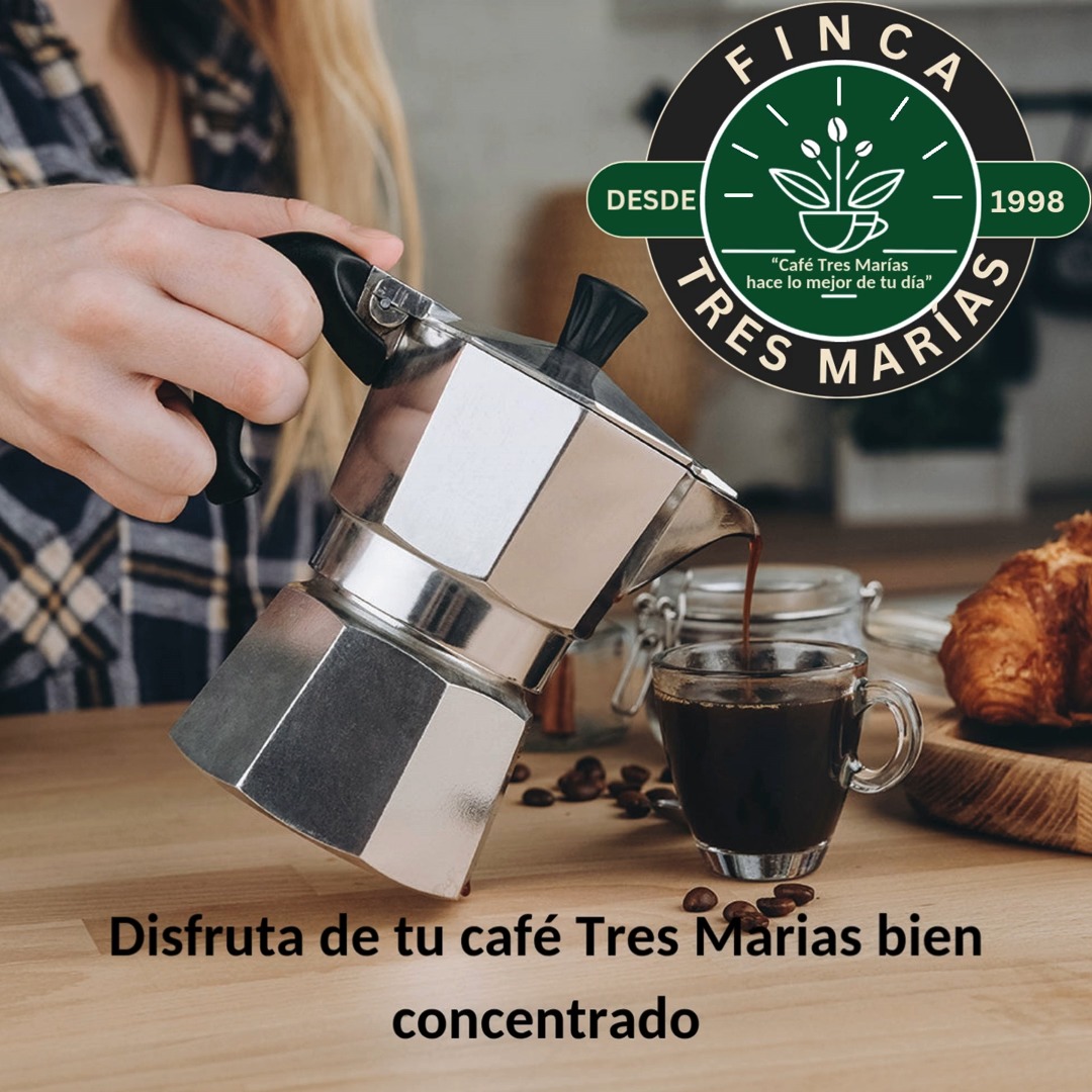 Consejo para usar una cafetera Moka o Italiana con su café Tres Marías
