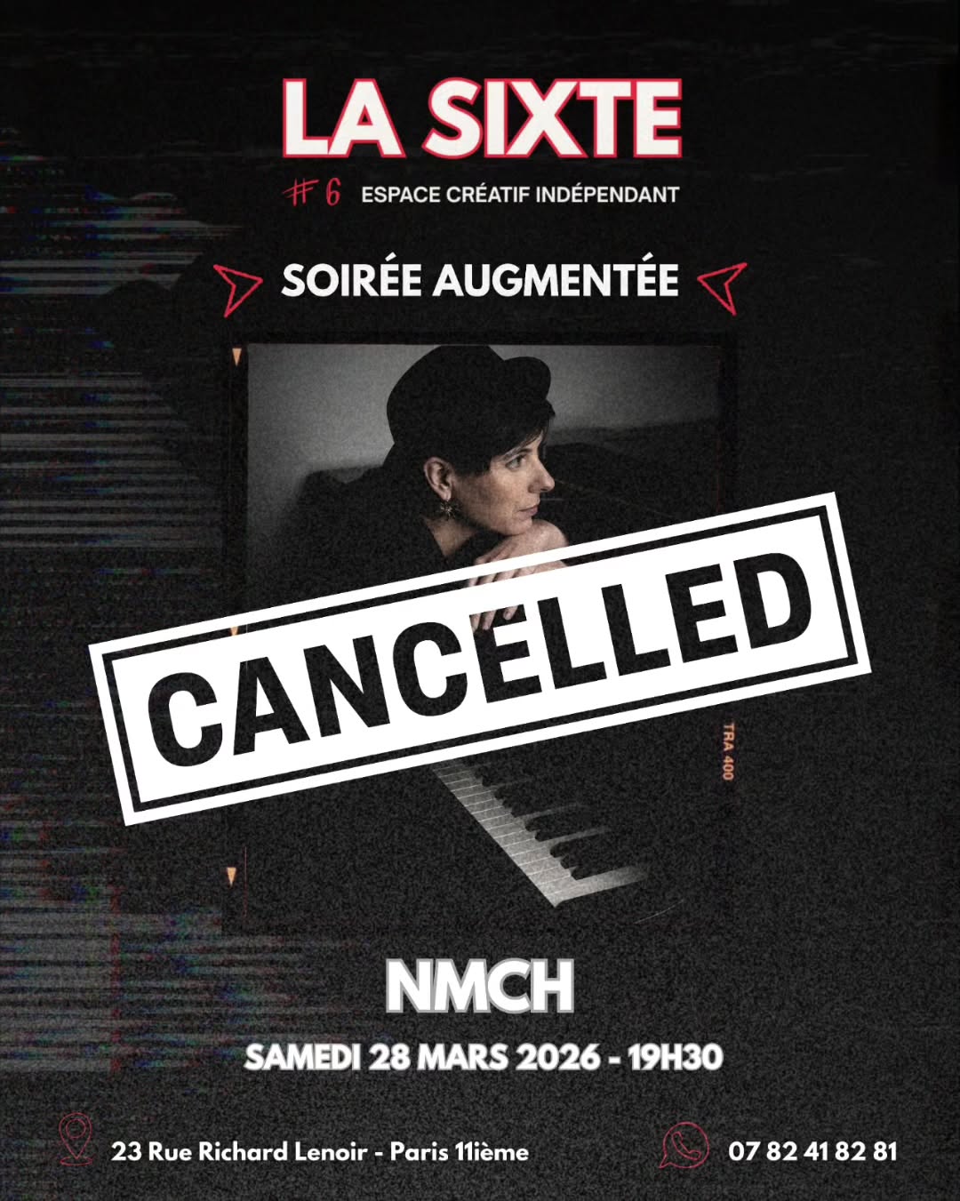 Pas de soirée Augmentée samedi 28 mars avec NMCH mais pas de panique ! Elle revient bientôt à la #6 💥