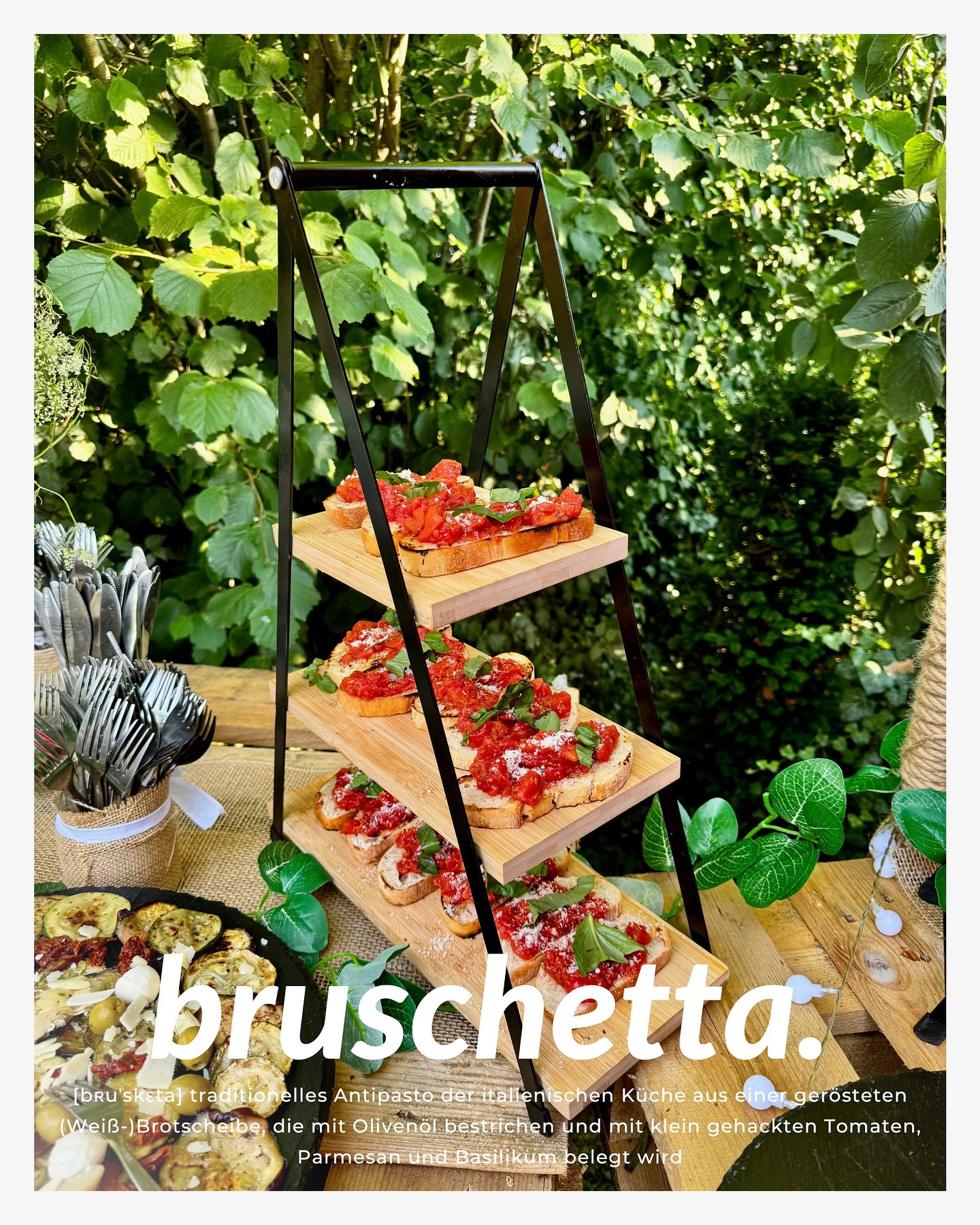 🍅🤩 Der Antipasti-Klassiker auf jedem unserer Events: Bruschetta!
Frisch geröstetes Ciabatta mit Olivenöl beträufelt - darauf klein gehackte Tomaten, Parmesan und Basilikum als Topping😋
🍕Du planst dein nächstes Event und suchst nach einem Leckerbissen für deine Gäste? Dann hast du mit Pizzaiolo Catering deinen kulinarischen Partner gefunden!
Ob kleine Privatfeier, romantische Hochzeit oder ein großes Firmen-Event - bei uns steht der Kunde im Mittelpunkt. Wir passen jedes Event individuell an deine Wünsche an. Kontaktiere uns gern, um dein kulinarisches Erlebnis gemeinsam zu gestalten.
👉🏽 FÜR MEHR INFORMATIONEN UND ANFRAGEN:
🛜 www.pizzaiolo-catering.de
✉️ pizzaiolocatering.schwandorf@gmail.com
📞 015679262184
#catering #antipasti #italian #italianfood #italianstyle #weddingphotography #weddingcatering #pizzaria #pizzalover #pizzanapoletana #hochzeit #pizzatime #bruschetta