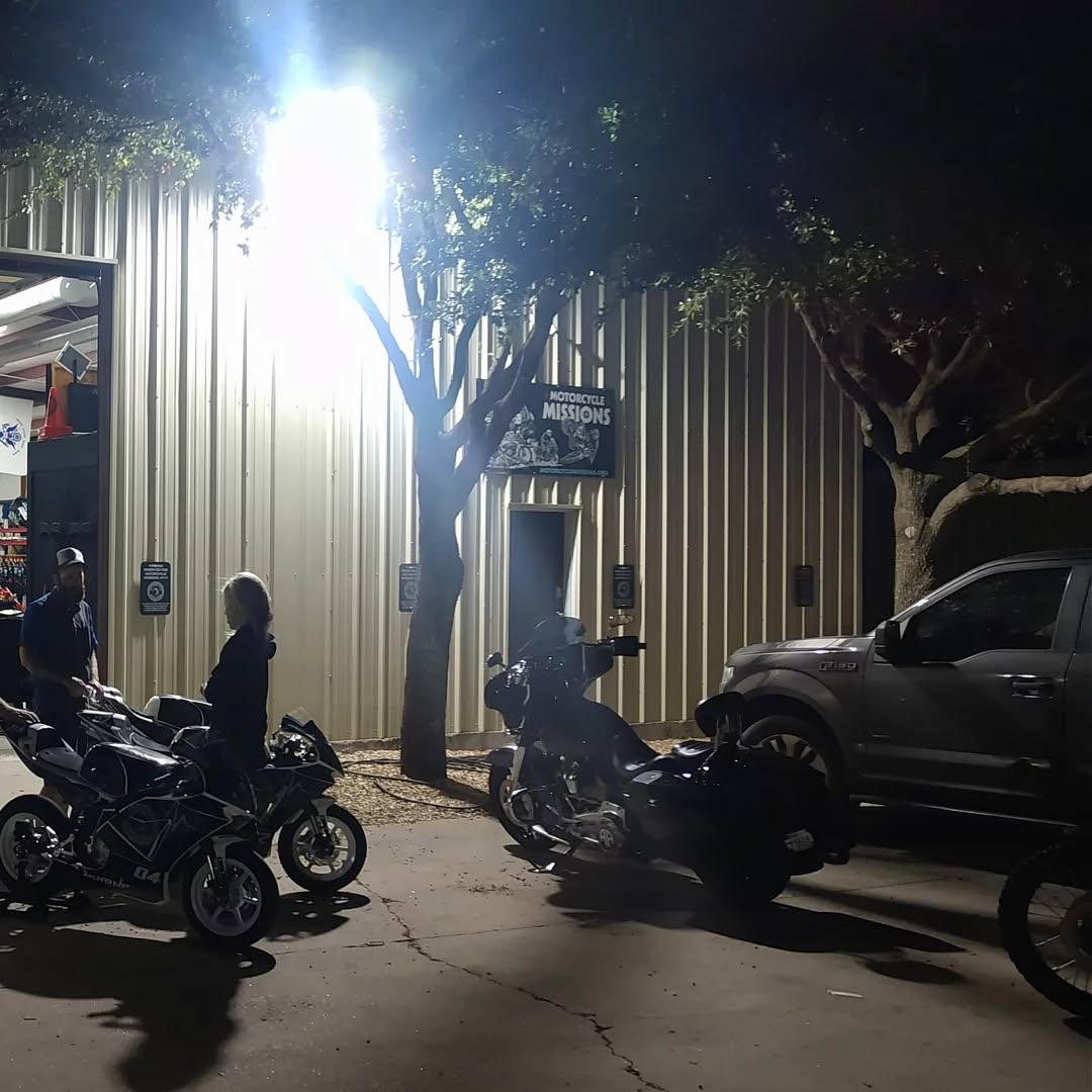 Had a great time at the Free-for-all Friday at @motorcyclemissions tonight! This has to be the coolest organization we've encountered in years! Many great possibilities come to mind...