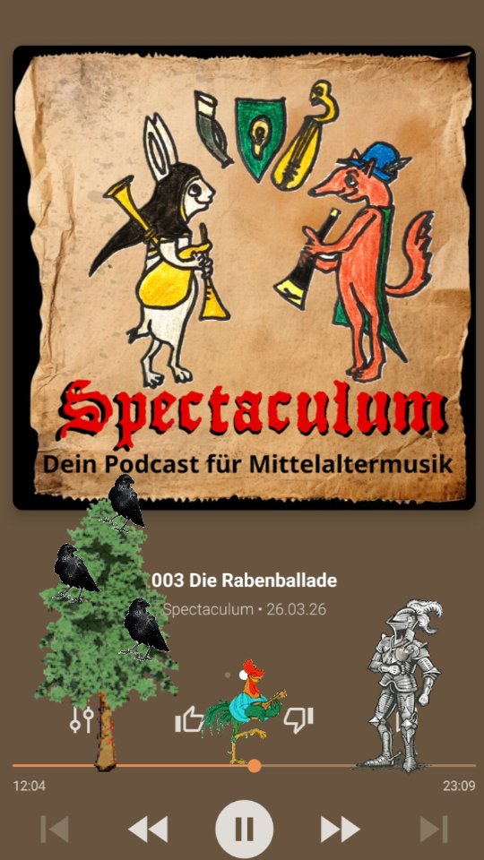 Heute erschien die neue Folge vom "Spectaculum" Podcast und wir haben über die "Rabenballade" geredet. Es gibt auch einen kleinen Schlenker zu den drei ???🤍❤️💙
Und es gibt eine kleine musikalische Einlage 🐦⬛🎙️🎸
Viel Spaß beim anhören.