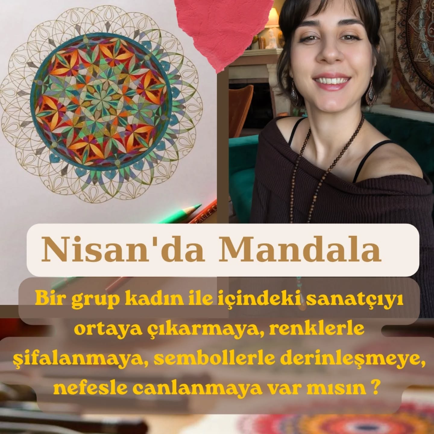 Yarın Başlıyoruz 📣
Mandala Gemisi Kalkıyor 😊
Kimler benimle bu yolculukta, son bir çağrı yapmak isterim.
🐚Ben niyetlerini koydum, şifa alanını açtım , bu enerjiye daha çok kadın katılsın, birlikte gemimizi daha da sağlamlaştıralım istiyorum ....
Nisan ayı boyunca , bilgi, çizim, nefes tüm bu araçlarla şahane bir yolculuk yapıp, sonunda güzel biryere varacağız.
Kendinizi ertelemeyin, bana yazın 🙏
Katılım bedeli: 5000tl (dileyen 2 taksit yapabilir)