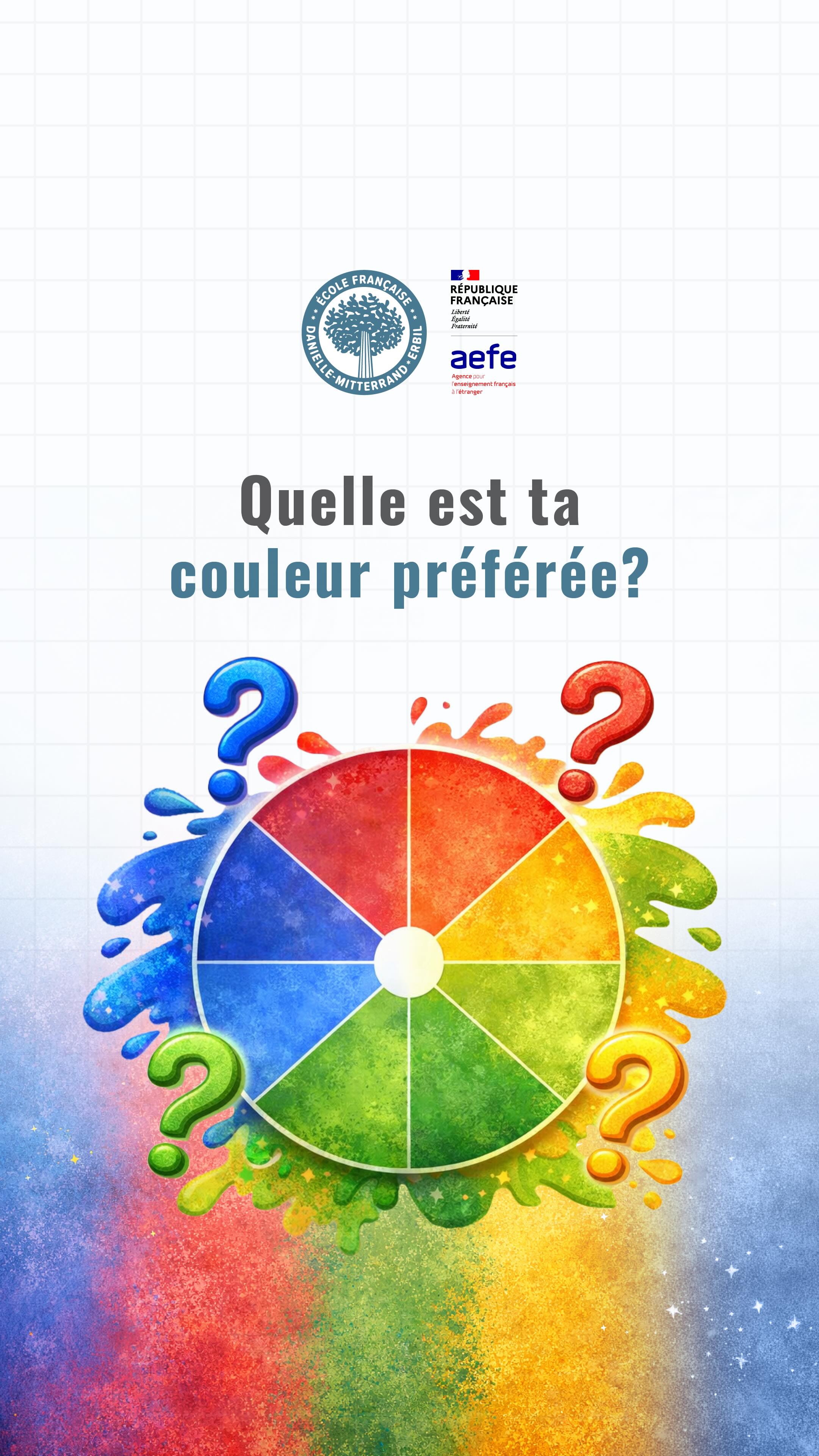 Quelle est ta couleur préférée ?