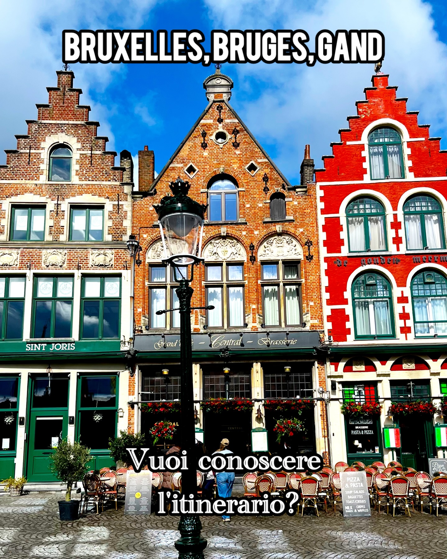 Scrivi BELGIO nei commenti e ti mando l’itinerario completo!
Tre città vicinissime, perfette per un viaggio di 3-4 giorni, tra atmosfere da fiaba, buon cibo e scorci che sembrano usciti da una cartolina.
📍 Bruxelles
Elegante e vivace, ti accoglie con la spettacolare Grand Place, una delle piazze più belle d’Europa. Da non perdere il famoso Manneken Pis, le Gallerie Saint-Hubert e una passeggiata tra murales e cioccolaterie 🍫 Se ami l’arte, qui trovi musei incredibili e un’atmosfera internazionale.
🌅 Bruges
Un vero sogno medievale: canali, ponticelli e casette perfette. Salire sul Belfort per la vista dall’alto, fare un giro in barca tra i canali e perdersi tra le viuzze è d’obbligo. La piazza Markt e il Begijnhof sono pura magia ✨
🏰 Gand
Autentica e meno turistica, ma piena di meraviglie. Qui trovi il maestoso Castello dei Conti, la Cattedrale di San Bavone con il celebre Polittico dell’Agnello Mistico e scorci incredibili lungo i canali di Graslei e Korenlei. Di sera è semplicemente stupenda 💛
👉 È uno di quei viaggi facili da organizzare ma che ti restano nel cuore.
Scrivi BELGIO nei commenti e ti mando l’itinerario completo giorno per giorno ✈️
E salva il post per il tuo prossimo viaggio!
#viaggi #viaggioinbelgio #weekendeuropa #itinerarioeuropa
Parole chiave: itinerario Belgio, cosa vedere a Bruxelles, cosa vedere a Bruges, cosa vedere a Gand, viaggio in Belgio 3 giorni, weekend in Europa, città europee da visitare, itinerario facile Europ