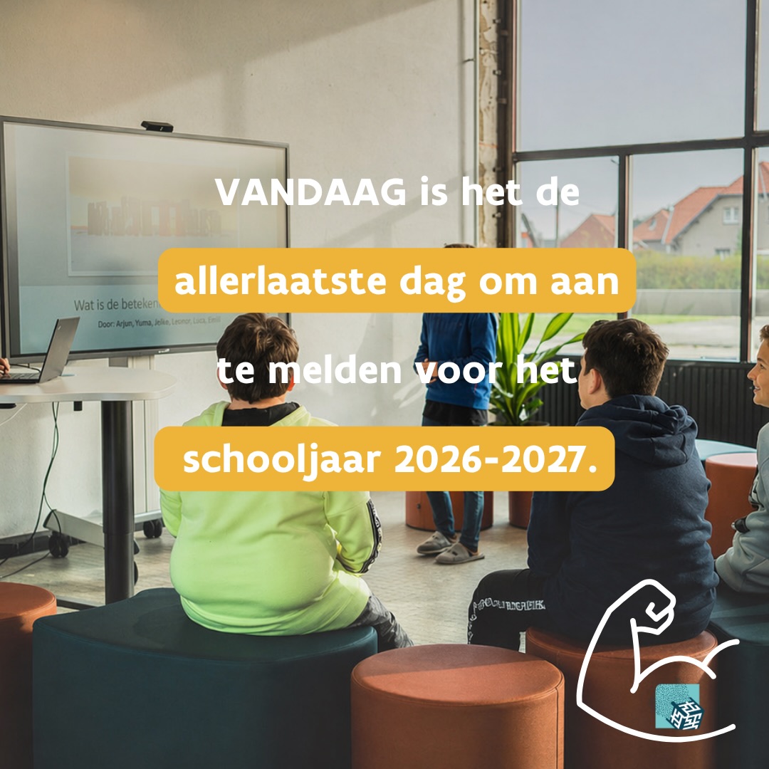 ⏰ Laatste kans!
Vandaag tot 14:00 kan je je nog aanmelden voor het schooljaar 2026-2027.
👉 De aanmeldperiode sluit vandaag om 14:00
Twijfel je nog?
Dan is dit écht je moment. Want… vol = vol.
Klaar om te groeien in zelfstandigheid, zelfvertrouwen en leren leren?
Dan zien we jou graag bij GO! A-Maze
#AMAZE #LaatsteKans #Aanmelden #SecundairOnderwijs #Toekomst LeefLeerAMaze
