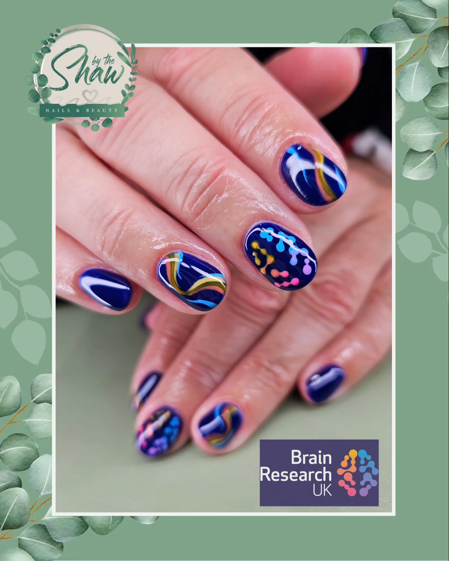 Get ready to pound the pavements! London Marathon is next month on 26/04/2026. Secure your spot now to complete your marathon prep! Bookings are already being taken so don't miss out!
.
One of last year's inspiring sets for an athlete running for Brain Research UK.
.
#bytheshaw #londonmarathon #marathonnails #supportlocal #ʙᴏᴏᴋɴᴏᴡ