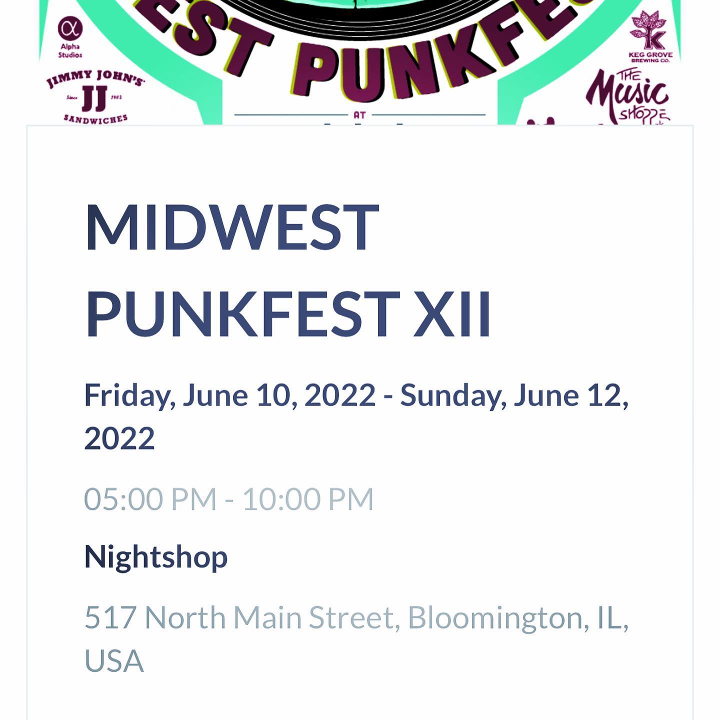 Hey! We thought you might want to know what bands are playing what days! Well here ya go, in no specific order even!! Get them tickets now before they are gone. #midwest #punkrock #punkfest #punkrock #party