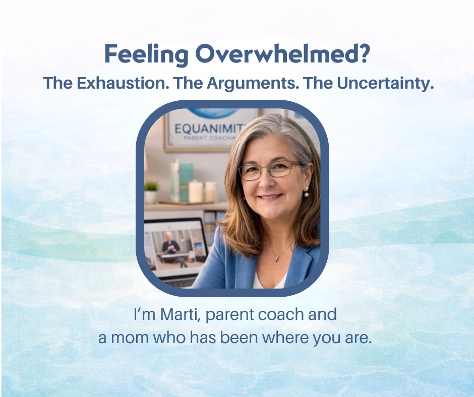 Most parents wait until it feels like too much.
The arguments
The fear
The exhaustion
The walking on eggshells
If this is you, pause here.
You’re not alone.
I’m Marti, parent coach and a mom who has been where you are.
I help parents navigate substance use, mental health, and high-conflict seasons with more calm, clarity, and consistency.
Start small:
• Take a 4-4-4 breath before reacting
• Set one clear boundary this week
That’s how change begins.
Ready for support?
Anchor Calls, the Empowered Parent Program, and complimentary consults available.
🔗 Link in bio
#ParentSupport #ParentingTeens #RecoverySupport #EmotionalRegulation #EquanimityParentCoaching