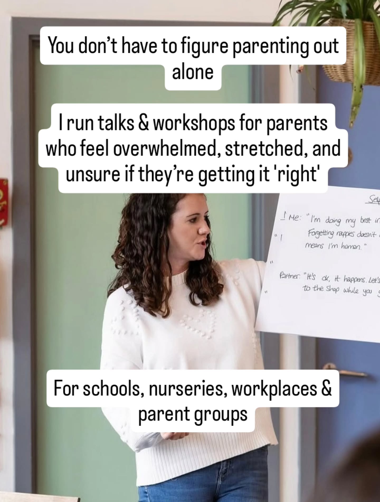 When I run talks and workshops, the most common thing I hear is:
“I thought I was the only one who felt like this.”
That moment, when things start to make sense, is where change begins.
I offer talks for:
• schools & nurseries
• parent groups
• workplaces supporting parents
If you’d like something supportive, honest, and genuinely helpful for your community, I’d love to chat.
📩 Send me a message or email
#workingparents #parentingcoachuk #therapistuk #parentingworkshop #schoolcommunity