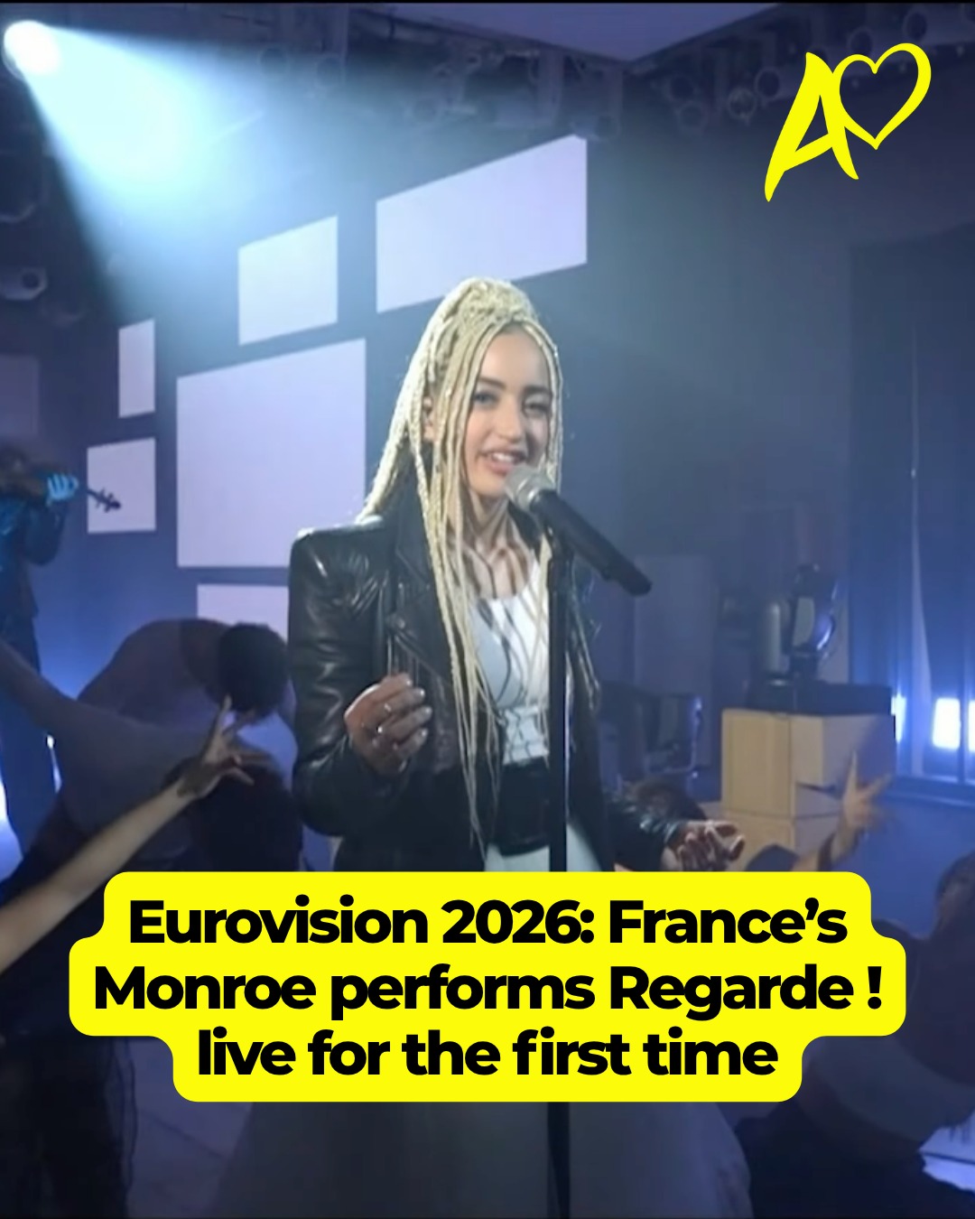 Monroe has performed Regarde !, the Eurovision 2026 entry for France, live for the first time.
The singer appeared on the French television program C à Vous.
The 17-year-old put on an impressive performance accompanied by at least a dozen dancers.
Her staging in Vienna will only be allowed six on stage, including Monroe herself.
France currently sits second in the odds behind current favourites Finland.
They are also second in the odds to win the jury with Australia's Delta Goodrem pulling out in front in recent days.
As a big four nation, France do not need to qualify through the semi-finals and compete in the Eurovision Grand Final on Saturday 16 May (European time).
What do you think of her performance?
#eurovision #esc #eurovision2026 #esc2026