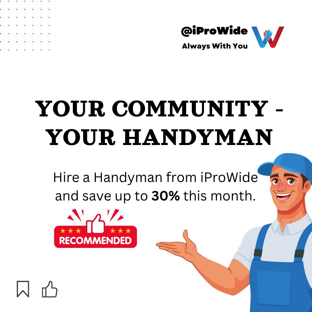 🔻READ CAPTIONS🔻
👀Looking for convenient and affordable HANDYMAN services right here in the DMV area? Here's why iProWide stands out from the crowd:
👏Local Service Providers: When you choose iProWide, you're supporting local businesses and connecting with skilled professionals in your community. It's a win-win for quality service and local empowerment. 💪
👏Unbeatable Affordability: Experience top-notch craftsmanship without breaking the bank. We believe in providing exceptional value, making home improvements accessible to everyone. 💰
👏Live Map for Free Ads: Our live map feature allows you to navigate seamlessly, post free ads, and connect with local service providers at your convenience. It's the ultimate tool for simplifying your home maintenance journey. 🗺️
👏No Charge for Leads: We prioritize fair and transparent connections. That's why we don't charge for leads – because your satisfaction is our priority. Your needs, your terms, no hidden fees. 🤝
Join the iProWide community today and experience the difference. Your home deserves the best, and so do you! ✨
#VirginiaHandyman #MarylandHomeServices #WashingtonDCHandyman #DMVRepair #HomeImprovementTrends #LocalHandymanServices #CraftsmanInVirginia #MarylandDIY #DCRenovations #VAHouseMaintenance #DMVLocalEmpowerment #MDHomeRepairs #washingtondccontractor #washingtondccontractors