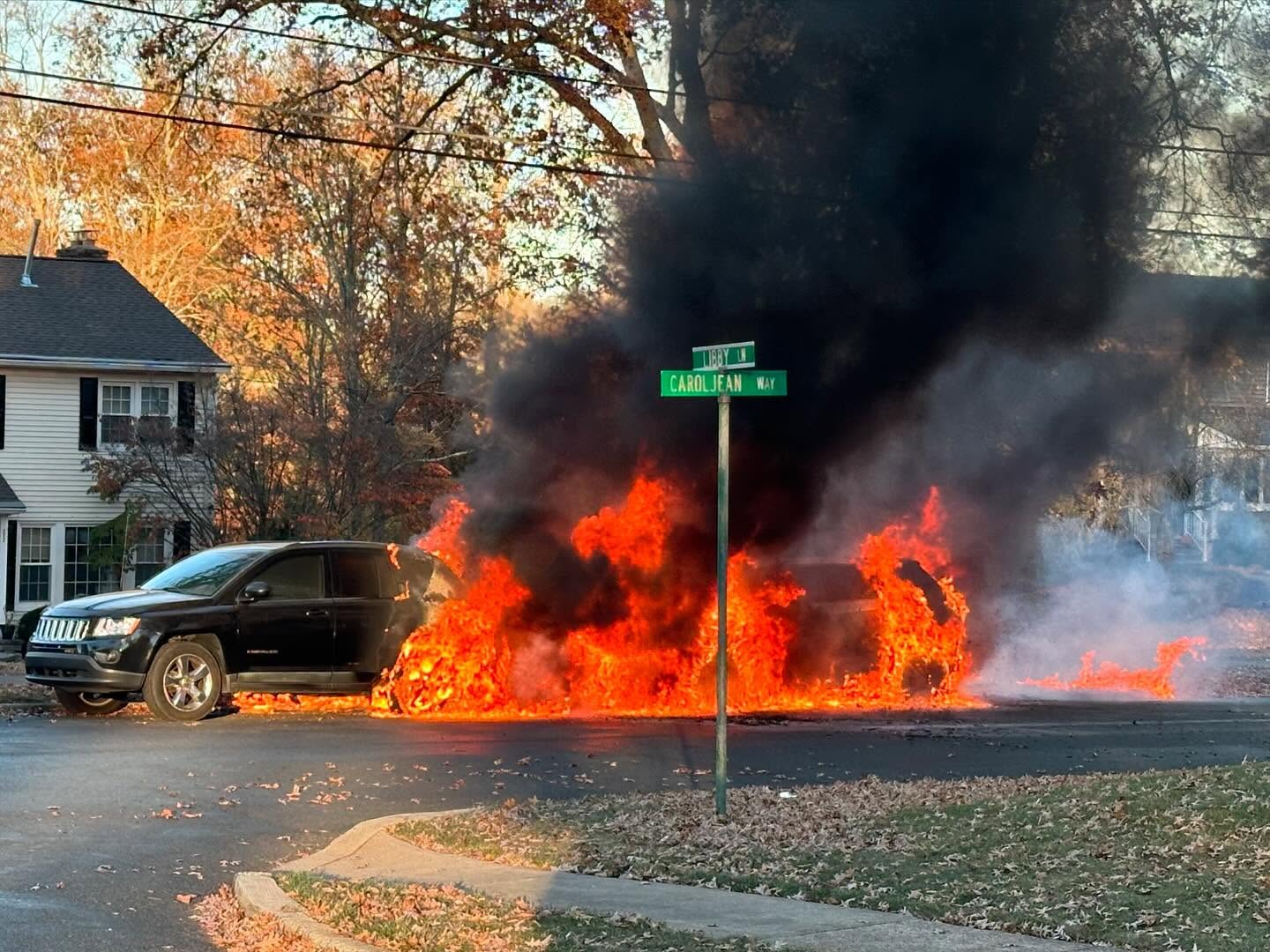 Both Chiefs, Engine 3, Engine 8 & Ladder 49 made quick work of 2 vehicles on fire yesterday afternoon in Branchburg Twp.
September & October were awesome months for NBVFC. Aside from handling incidents, assisting our neighboring departments and completing training, we had some great fundraisers & community interactions! Our Fire Prevention Open House was a blast for everyone involved. The Branchburg Twp Firemen’s Oktoberfest featured some great music, awesome weather and amazing food/drinks! One of our biggest fundraisers of the year was our annual golf outing which had some incredible golfers and generous sponsors. Halloween costumes were impressive as we attended events in both Townships. Thank you to everyone who continues to support us and our operations!
Don’t forget to sign up for our Operation Santa which kicks off in early December as dates are filling up quickly!🎅🏼🎄🎁