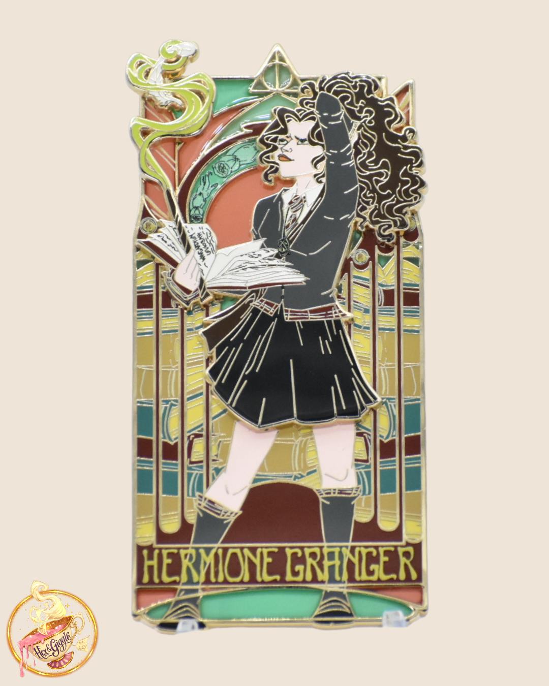 Good Evening, Pin Goblins! Another from the Vaults. Here is Hermione Nouveau!
#HermioneGranger
#ArtNouveauStyle
#HarryPotter
#EnamelPin
#PinOfTheDay
#protecttranskids
*The HP designs are from the vaults and were made made years ago