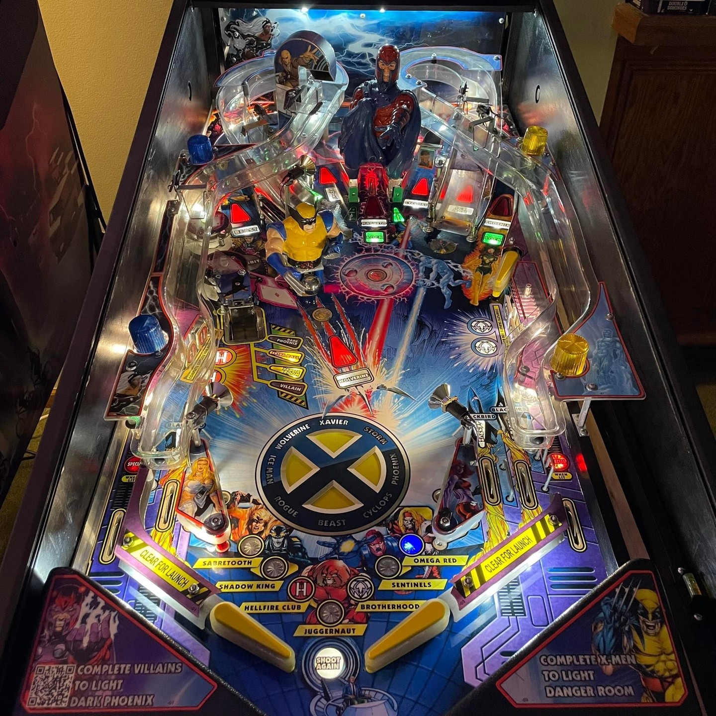 Some pictures of X-Men pro (Stern-2012) which is a fairly recent add.
Even though I have only been playing pinball 2 years I have been blessed with the amazing @sternpinball machines I have added and moved on in just a couple years.
I do miss LotR, Avengers, and Mando for sure. But Stranger Things, Foo Fighters, Godzilla, and Jurassic Park won't be going anywhere for a long time and with the X-men add & Deadpool arriving in the next couple weeks #SternPinball is still well represented as it should be!
As a free way to support my content consider following my Twitch stream:
Twitch.tv/angryoldmangamingofficial
AngryOldManGaming.com
.
.
.
.
.
.
.
.
.
.
.
.
.
.
.
.
.
.
.
.
@angryoldmangaming.official #retrogaming #retrogamer #twitch #twitchaffiliate #epicpartner #avengers #smallstreamersconnect #mandalorian
#jurassicpark #pinballlife #strangerthings #LordOfTheRings #pinball #ifpa #love #angryoldmangaming #Deadpool #follow4followback #pinballwizard #followforfollowback #gamerlife #arcade #foofighters #pinhead #pinballarcade #godzilla #xmen