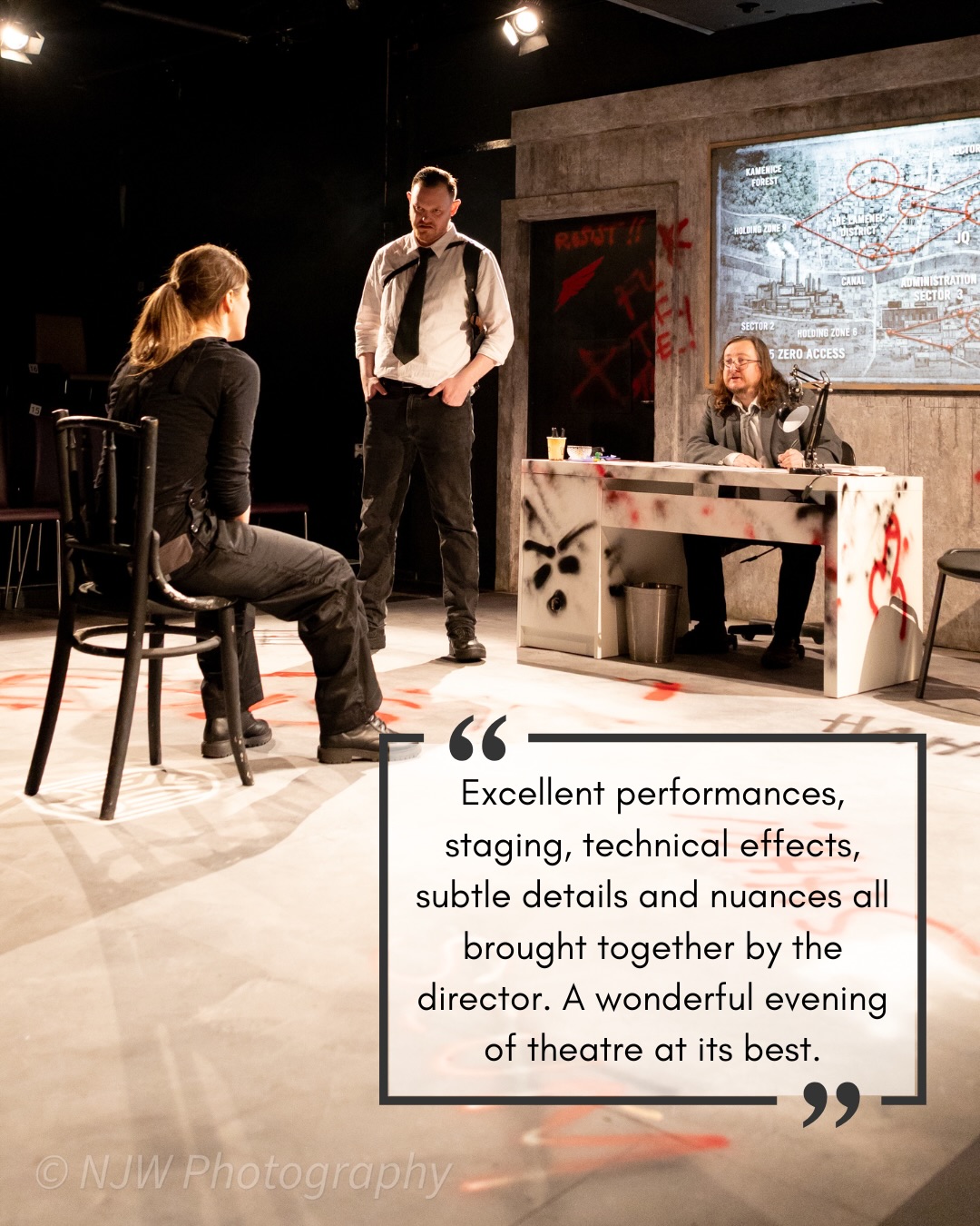 Swipe ➡️ for audience feedback for The Pillowman - don’t just take their word for it, book for one of the final performances!
https://www.ticketsource.co.uk/brighton-hove-operatic-society/the-pillowman/e-bbgyap
Dress rehearsal photography @njw_photostudio
#thepillowman #bhoscommunityartshub #brightontheatre #campbellstudiotheatre @loucraig11 @mastermover @frank.leon.927
