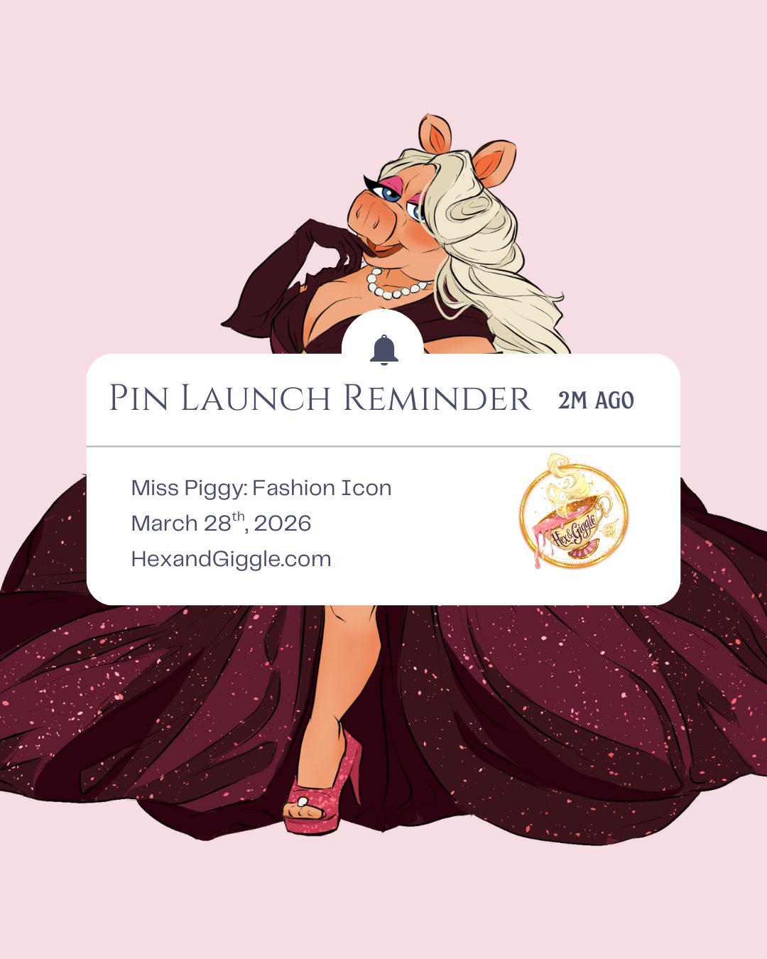 Good Evening, pin goblins! Don't forget that Miss Piggy will be launching this Saturday at 9am PST. So make sure to mark your calendars for your chance to own a piece of this Legend!
#MissPiggy #EnamelPin #PinOfTheDay #MuppetsForever #EnamelPinCollector #FashionIcon #LimitedEditionPin