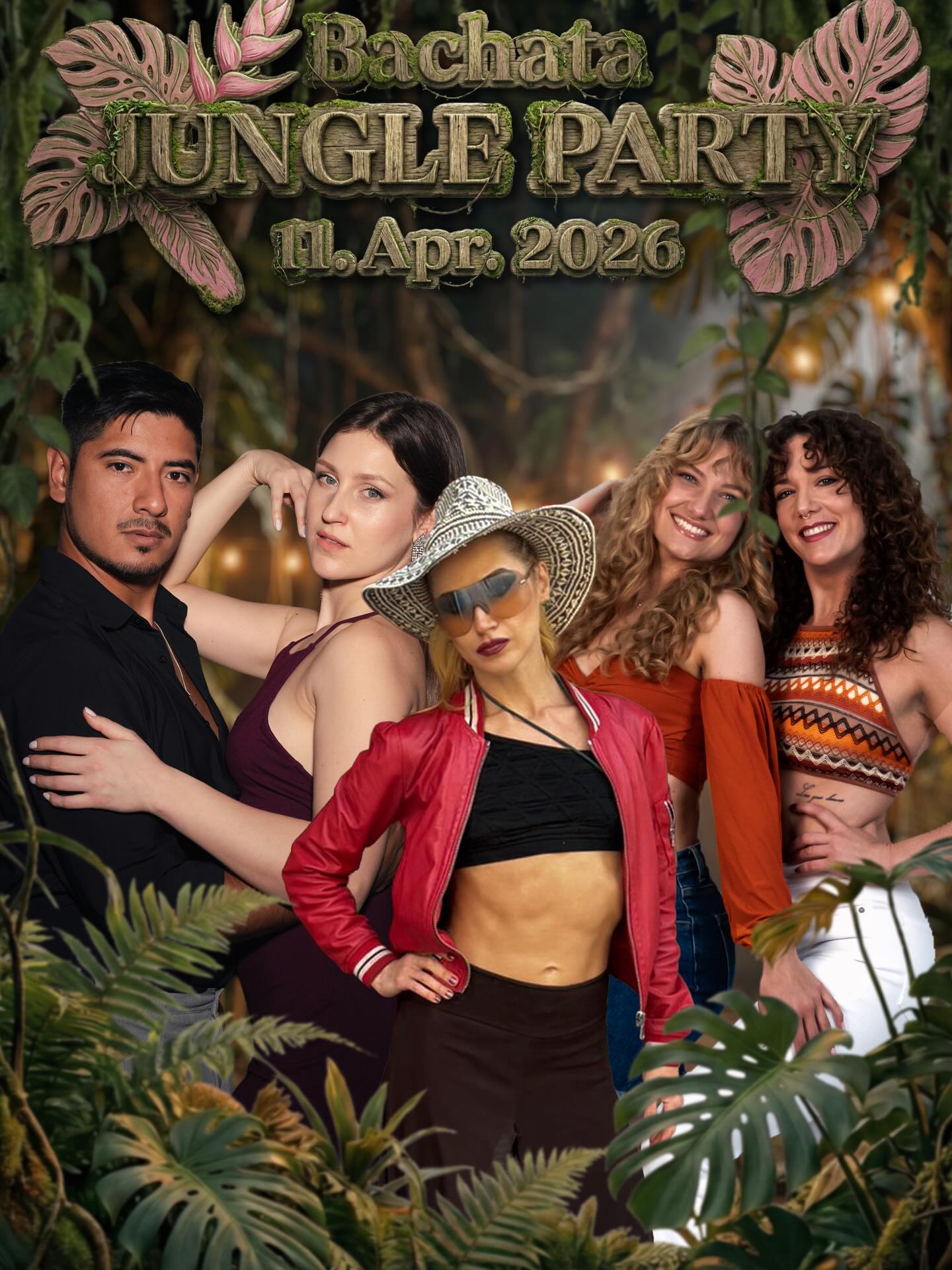 🌿🐯Get ready for April 10 & 11🐯🌿
On Friday, April 10, we’ll kick things off with a workshop evening featuring, among other things, a Bachata workshop with Christina and Rebeca from the Bachata Sensual Family in Barcelona 🇪🇸
Afterward, you can attend a professional stretching workshop led by world-renowned artist and contortionist Katrina Asfardi from Ibiza!!! 🐍
On April 11, there will be a pre-party workshop with Alejandro and Evelyn from Germany🇩🇪❤️
Afterward, we’ll all dance the night away with a wild jungle theme🦎🌿🔥
We’re looking forward to an amazing party with fantastic shows and special treats! 🔥🔥🔥💃
Info & Tickets: www.bachata-basel.ch