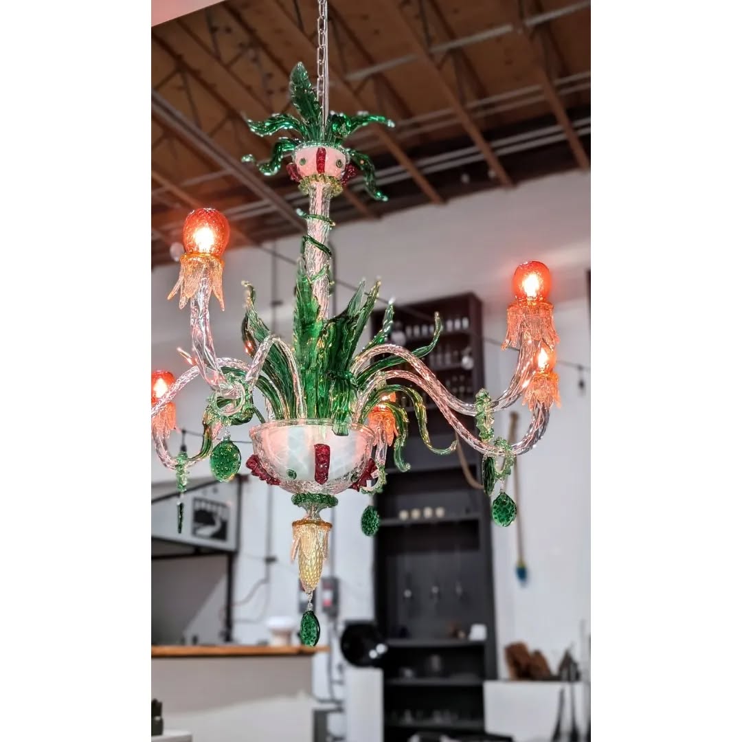 The second Rasquache Chandelier with @paredesarte
.
A pair of these will head to LA in the coming months and I'm so honored for MGW to have helped make Viva's vision come true.
.
.
#rasquache #rasquachetecture #ethnobotany #chicano #chicanostyle #venetian #chandelier #artistic #lighting #chandelier #design #teamup