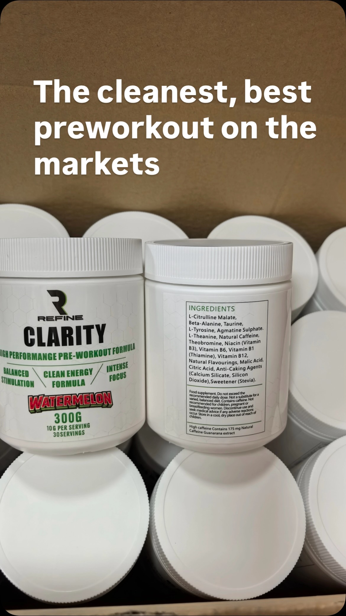 “Just have more caffeine” translation - “im chasing the buzz not performance” don’t be like them, use clean simply study backed energy to fuel your workouts #refine #gym #refinesupplements #fitness