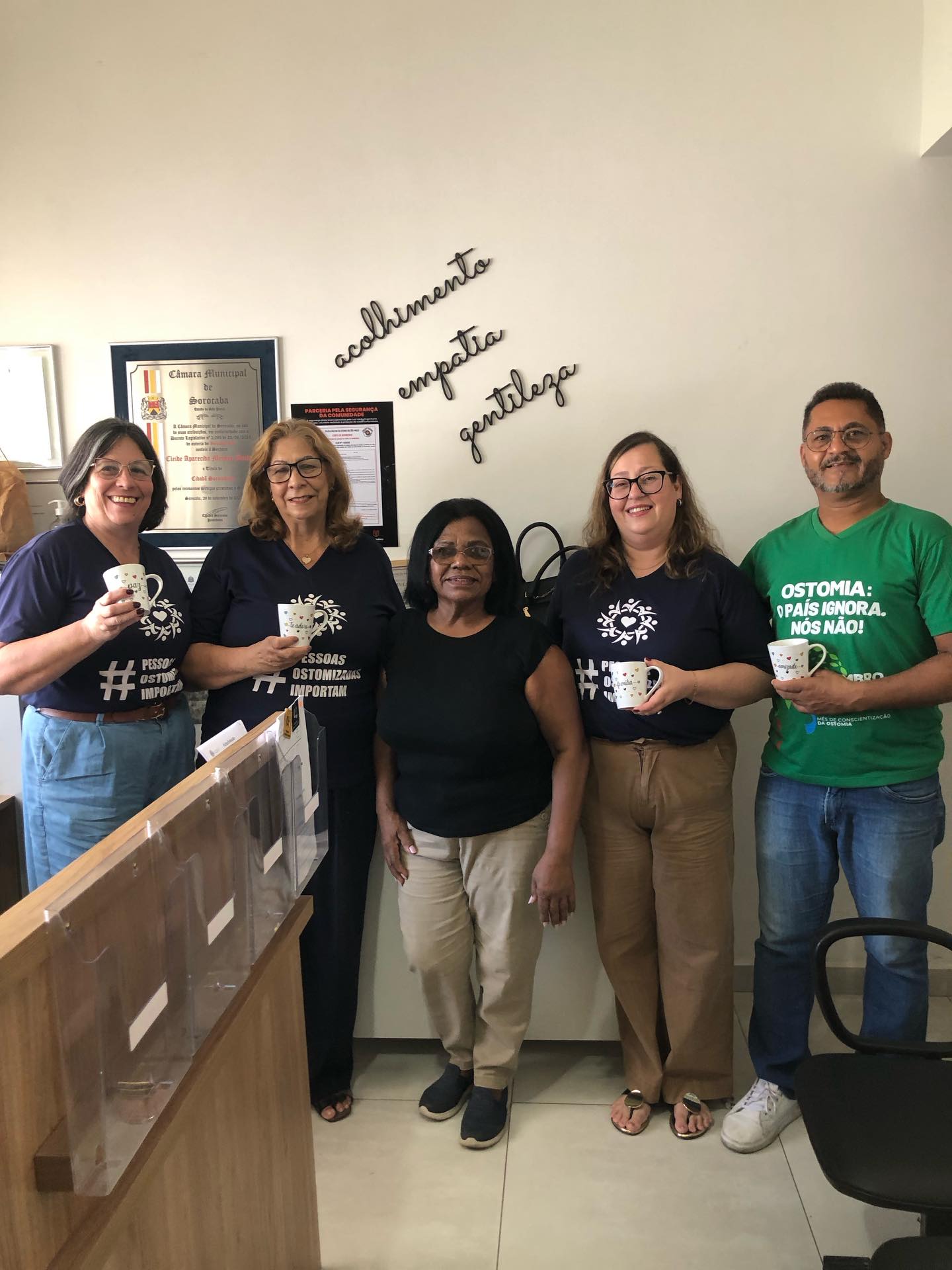 Dia de receber carinho!
Agradecemos pela lembrança que a Gidalva nos presenteou.