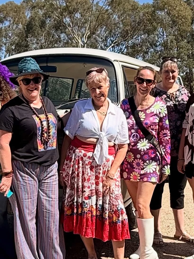 Guess what Shirl’s friends arranged for her retirement?
That’s correct, a wine tour in a kombi! Our first ever retirement party and everyone was dressed up for the occasion. Don’t they look amazing!
Shirl has worked 23 years at IGA Howlong and deserved a good party (she loves Kombi’s) and deserves the very best retirement! 🎉
Thanks Tracey and Amanda for arranging this epic day with us
#uniquewinetours #retirement #rutherglen