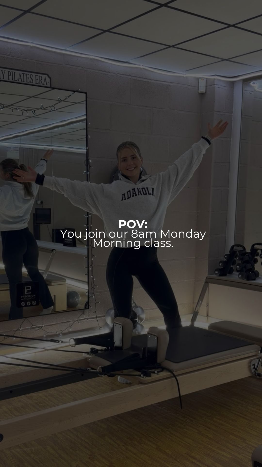 Start your week in the most powerful way… doing something for yourself 🙌🏻
Join us on Monday morning for Reformer Pilates and leave feeling stronger, stretched, and ready for the week ahead…
DM me the word ‘MONDAY’ to claim your spot!