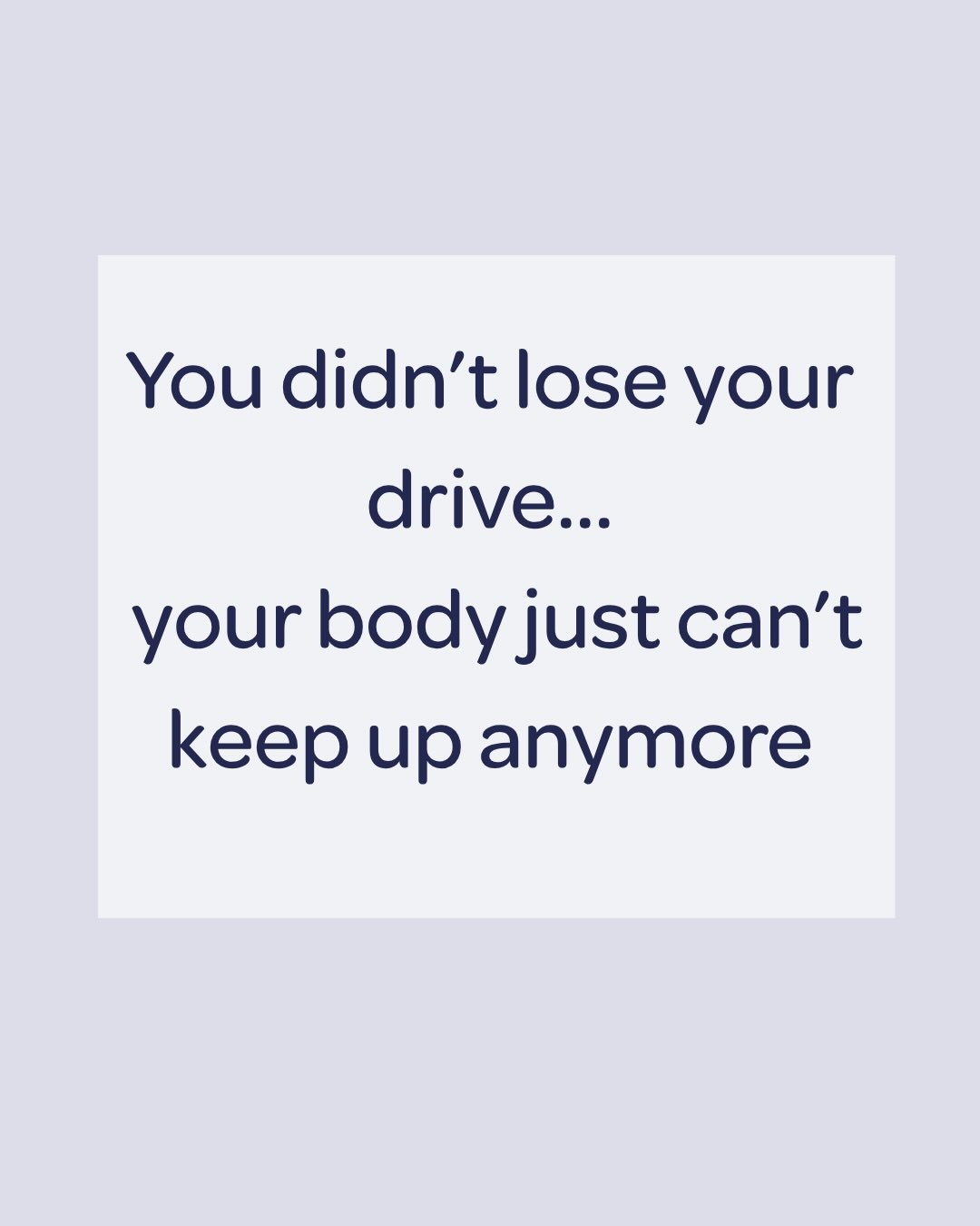 If you’re used to being the one who holds everything together… this can feel really confusing.
Because on paper, nothing’s changed.
You’re still showing up.
Still achieving.
Still doing what needs to be done.
But underneath?
You’re exhausted.
Your energy isn’t there like it used to be.
And no matter how much you push… it’s not working in the same way anymore.
This is the part no one talks about.
For years, running on stress probably worked for you.
It helped you focus.
Perform.
Succeed.
But your body was compensating the whole time.
And eventually… it stops being able to.
That’s when the symptoms start to creep in:
Low energy.
Brain fog.
Poor sleep.
Mood changes.
Feeling like you’re constantly running on empty.
Not because you’ve “lost it”
And not because you’re not doing enough
But because your body is asking for a different approach.
One that actually supports you, not just pushes you.
This is where sustainable performance starts.
Not by doing more.
But by working with your body instead of against it.
If this hit home for you…
Comment ENERGY and I’ll send you my
“Why Am I Still Tired?” checklist 💬