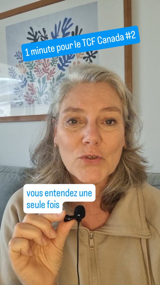 הידעתם שבמבחן TCF Canada שומעים את הקטע ואת השאלה רק פעם אחת?
אז הנה הטיפ שלי כדי להתכונן בצורה טובה:
הקשיבו לקטעי אודיו קצרים, ברמה הדרגתית, פעם אחת בלבד, וכל פעם רשמו את הרעיון המרכזי.
כתבו "TCF" בתגובות ואני אשלח לכם רעיונות לאתרים שבהם אפשר לתרגל האזנה.
Did you know that in the TCF Canada, you only hear the audio and the question once?
So here’s my tip to prepare effectively:
Listen to short audio documents, with a progressive level, only once, and each time write down the main idea.
Comment “TCF” and I’ll share some websites where you can practice listening.
#1minutepourletcf #tcfcanada #frenchexamb2
