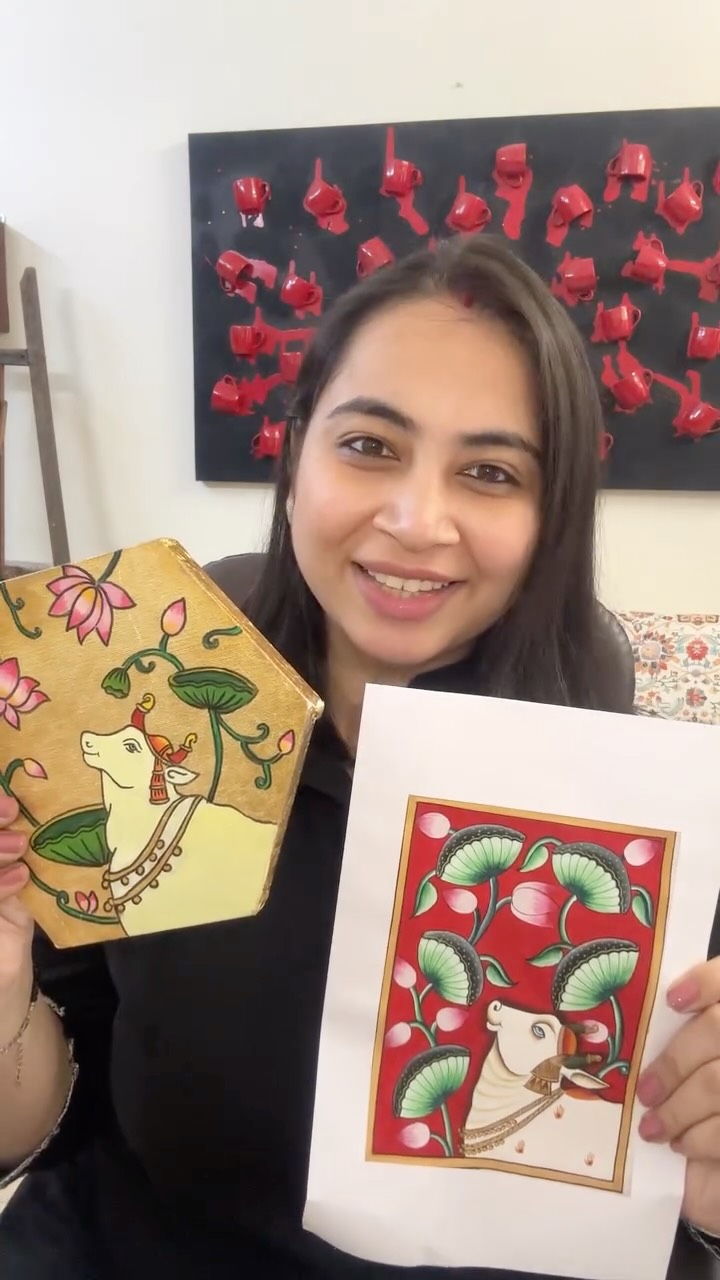 Acrylic vs Gouache 🎨
Difference dekh liya? 👀
Ab batao —
Team Acrylic ❤️
ya Team Gouache 💙
#AcrylicPainting #GouachePainting #ArtReels #arttips