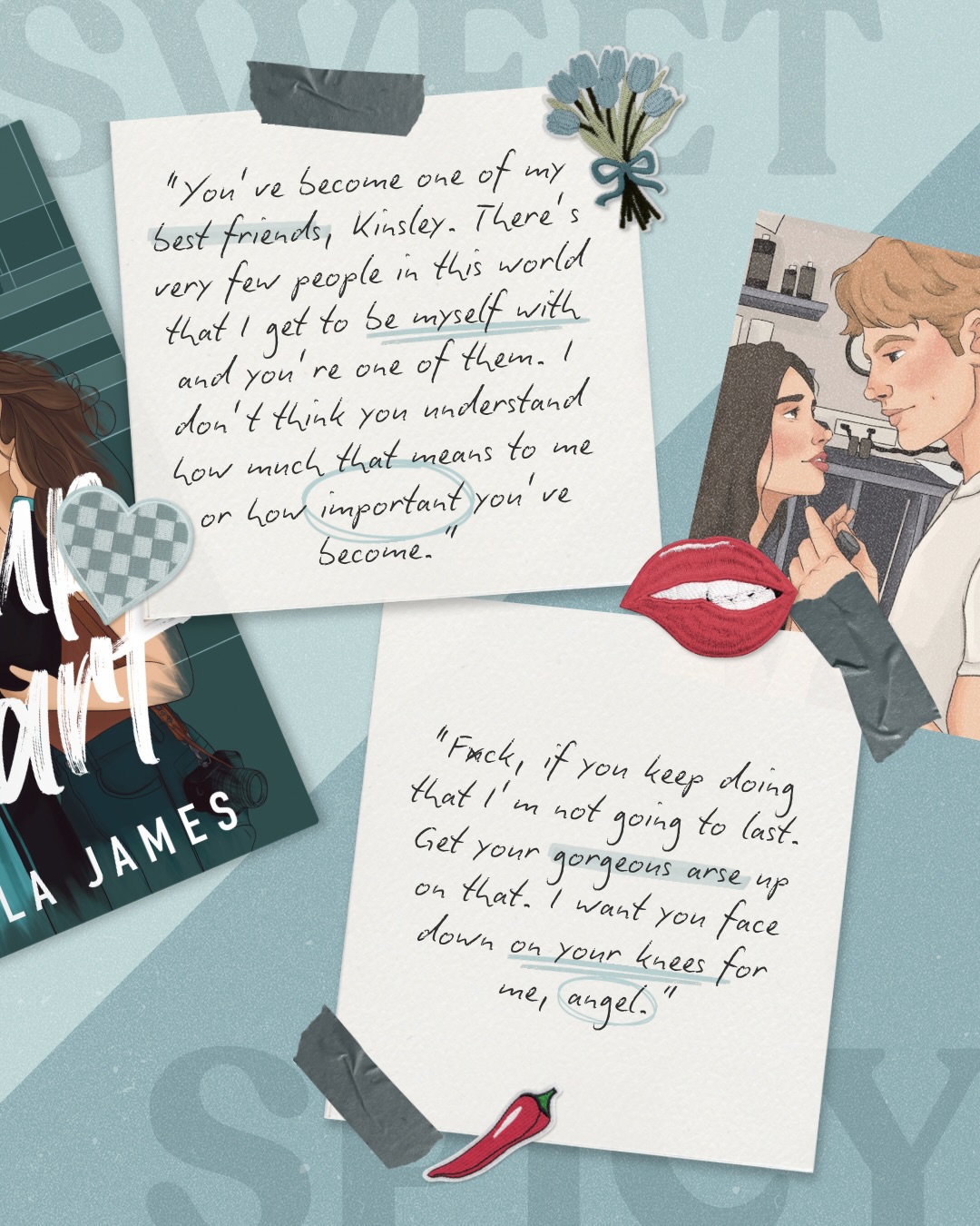 Okay, hear me out. What if the golden retriever MMC who is a bucket of sunshine... ALSO has a dirty mouth and loves to take control in the bedroom? Hot? HOT. ๐๐
Read Jump Start, a second chance sports romance, ๐ง๐ข๐๐๐ฌ on KU, paperback, and audio.
๐ฉต formula 1
๐ golden retriever mmc
๐ฉต found family vibes
๐ single parents
๐ฉต swoony and spicy
#sportsromance #kindleunlimitedromance #secondchanceromance #bookrecommendations #spicyromancebooks
โ
author kayla james, jump start kayla james, sports romance books, book aesthetic, formula 1, steamy romance, romance reader, book recs, book boyfriends, single dad romance, the grid series