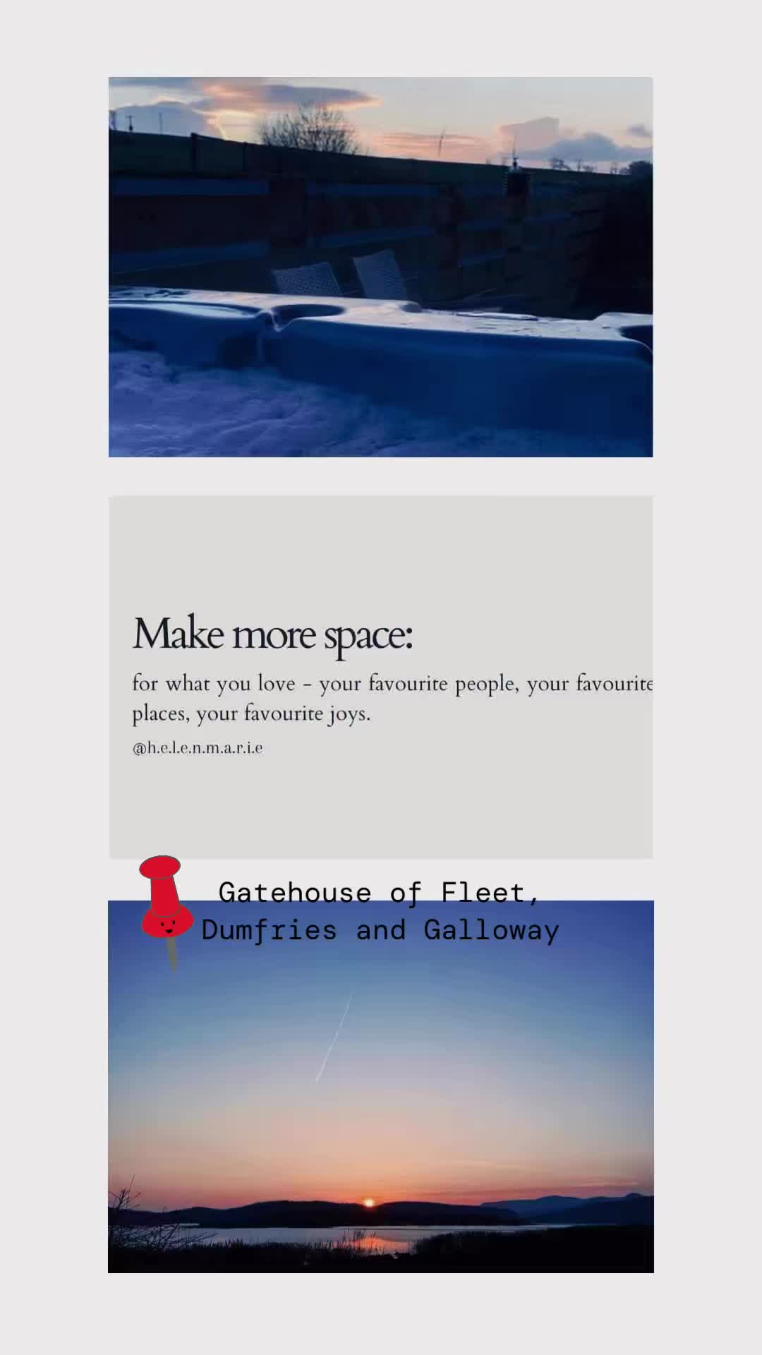 M A K E more space for the things you love #gallowayview ✨🌱 #escapeandrecharge #luxuryliving #beautifulproperties