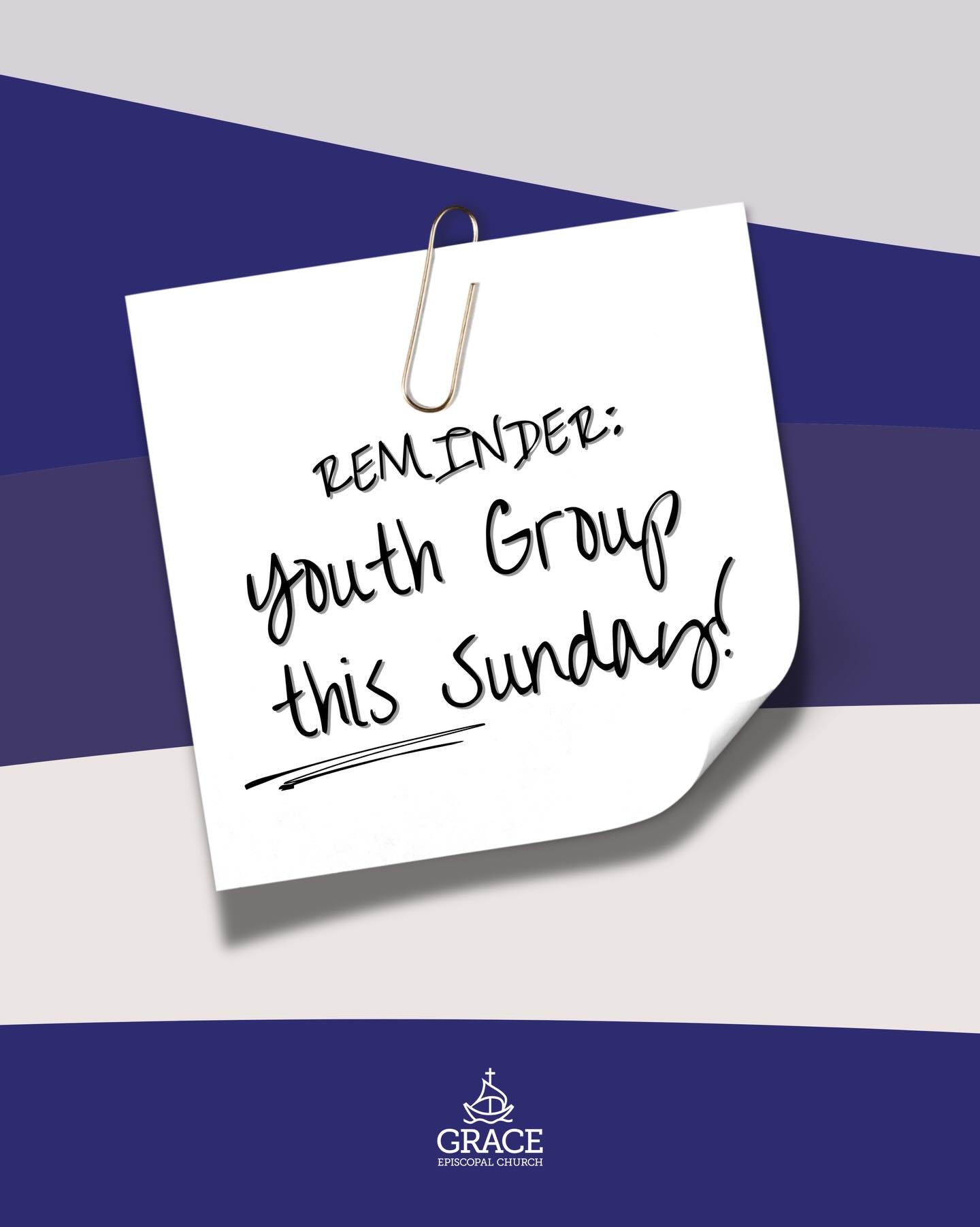 Grace Youth, don’t forget that this Sunday we gather with the largest Adult Forum community for a special celebration of the new Archbishop of Canterbury! 12:00pm in the Undercroft - see you there! 💜