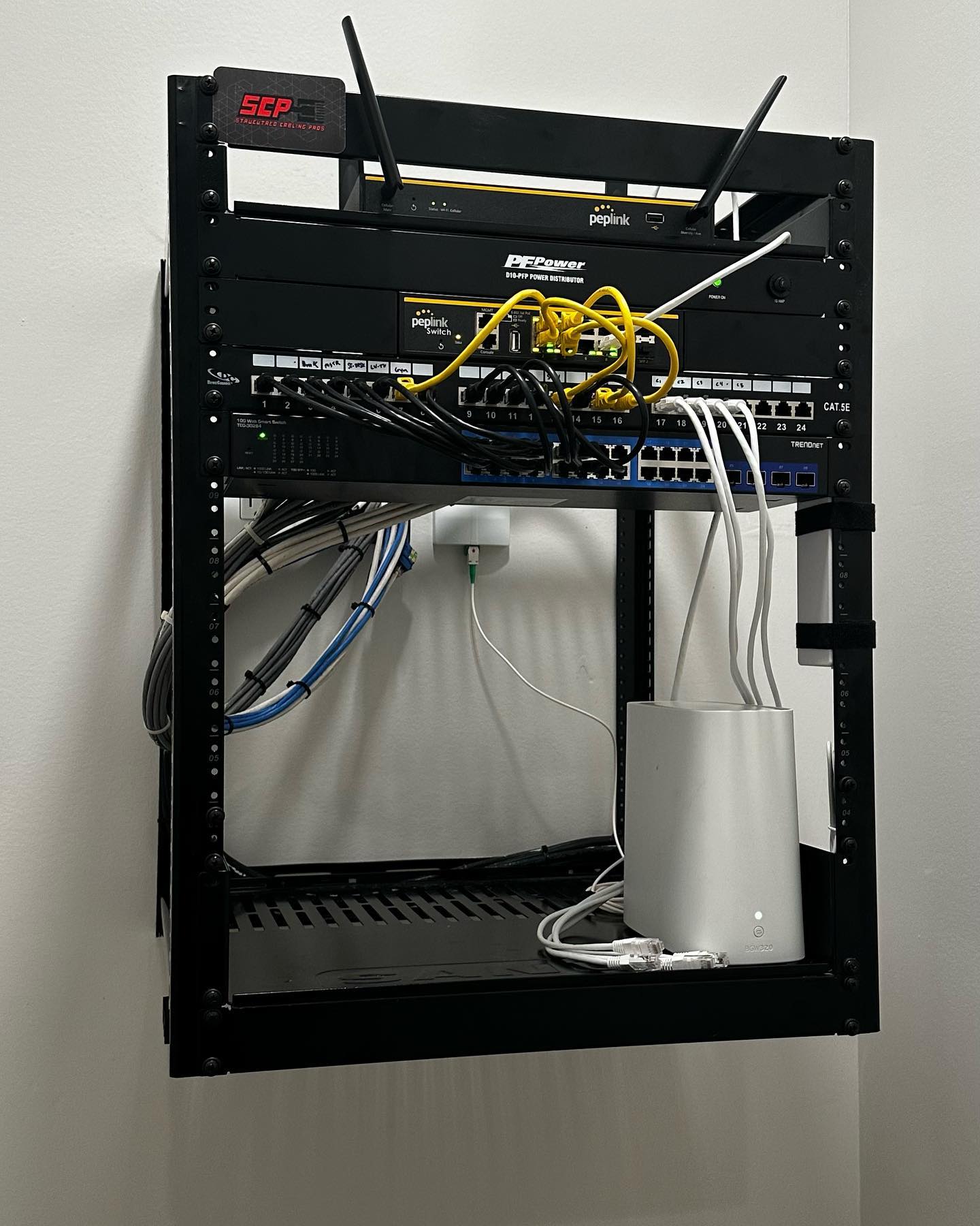 Sometimes it’s better if you let us do your prewire and not the builder!! Little before and after for y’all!