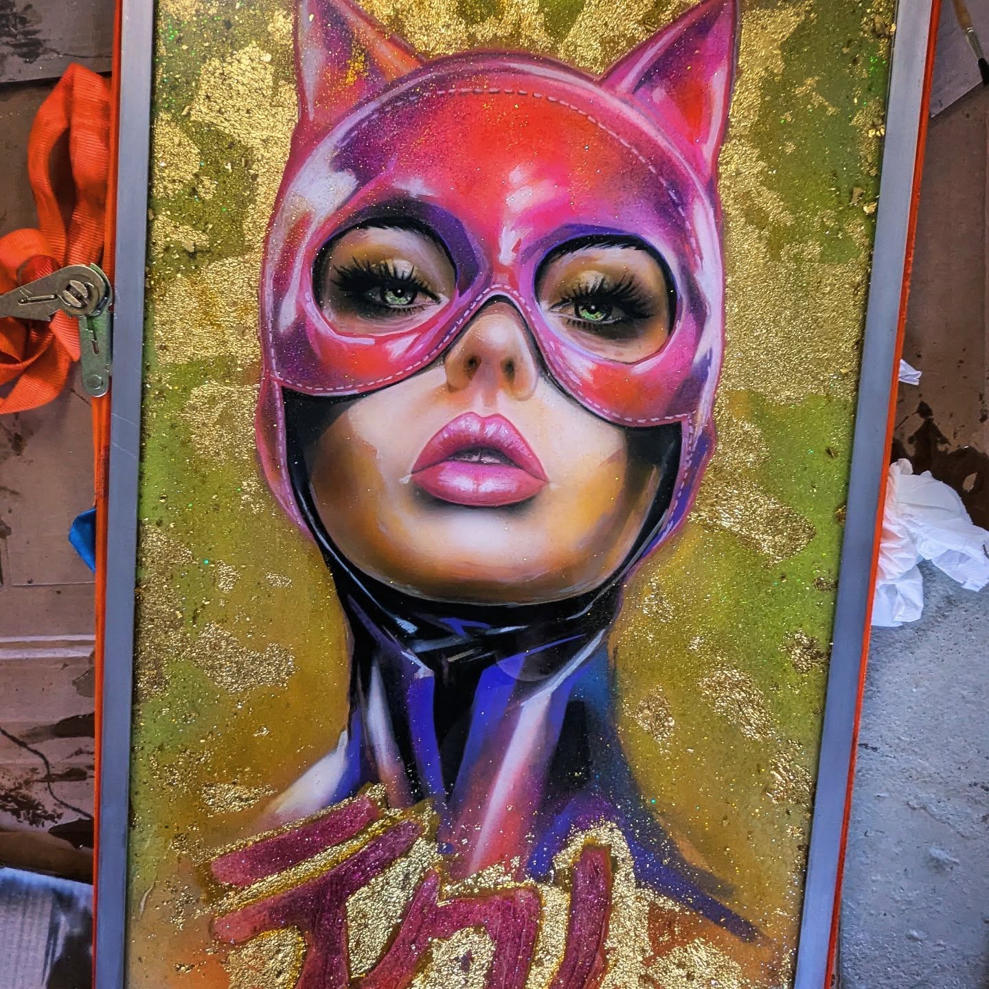 Almost done 😎 #artcollector #artlover #epoxyresin #painting #jimkong