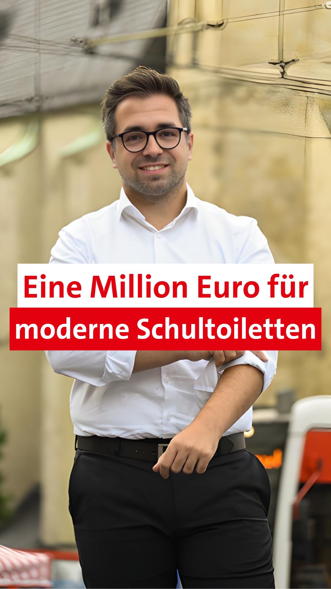 𝗘𝗶𝗻𝗲 𝗠𝗶𝗹𝗹𝗶𝗼𝗻 𝗘𝘂𝗿𝗼 𝗳ü𝗿 𝗺𝗼𝗱𝗲𝗿𝗻𝗲 𝗦𝗰𝗵𝘂𝗹𝘁𝗼𝗶𝗹𝗲𝘁𝘁𝗲𝗻
Viele Schulen in Halle sind in den vergangenen Jahren modernisiert worden. Aber an einigen Stellen bleibt trotzdem ein Problem, das man nicht einfach wegspülen kann: Noch immer gibt es Schultoiletten, die in keinem guten Zustand sind. Das ist schlecht für Hygiene und Gesundheit.
Deshalb wollen wir eine Million Euro aus dem Sondervermögen für die Modernisierung von Schultoiletten in Halle bereitstellen. Denn gute Schulen enden nicht an der Klassenzimmertür. Auch bei den Toiletten darf es keinen Sanierungsstau geben.