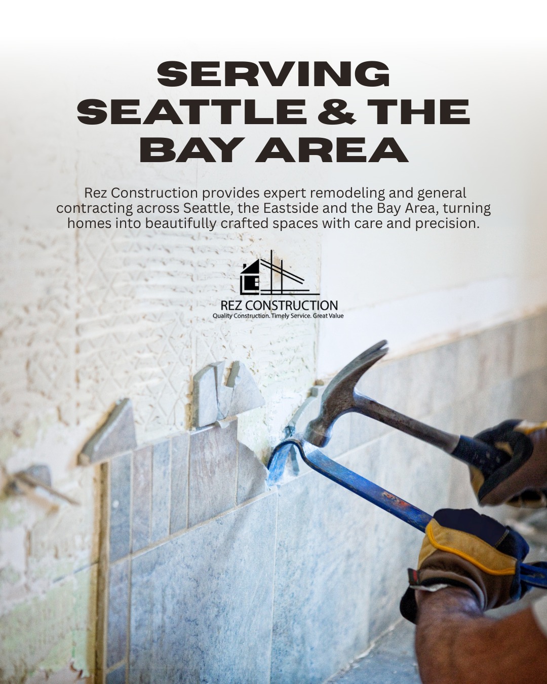 At Rez Construction, we transform homes with care, precision and expert craftsmanship. From full remodels to targeted upgrades, our team brings your vision to life, making every space functional, beautiful and built to last.
Experience remodeling done right.
#seattleremodeling
#bayareacontractor
#homeimprovement
#generalcontractor
#customhomes
#residentialconstruction
#pnwconstruction
#qualitycraftsmanship